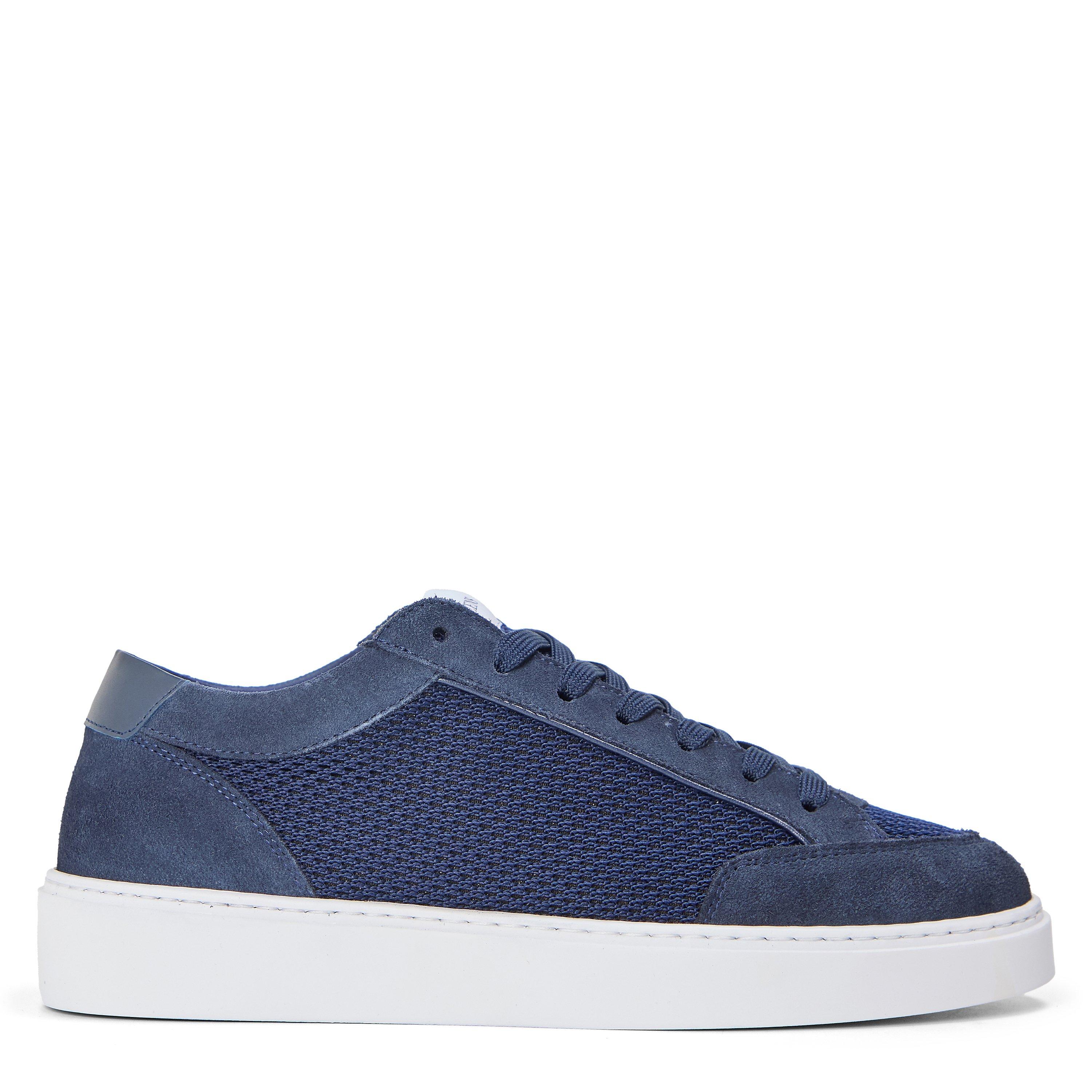 Cleens Men's Luxor Woven Low-Top Trainers - Marine - Size 8.5 (42.5)