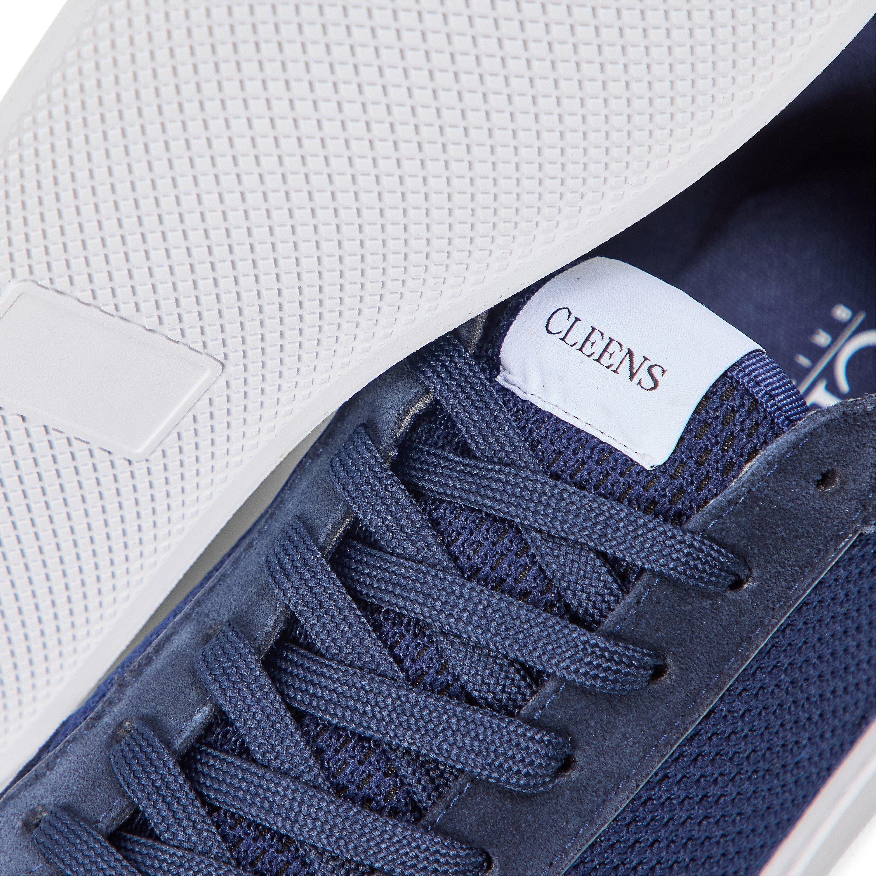 Marine - Cleens - Men's Luxor Woven Low-Top Trainers - 3