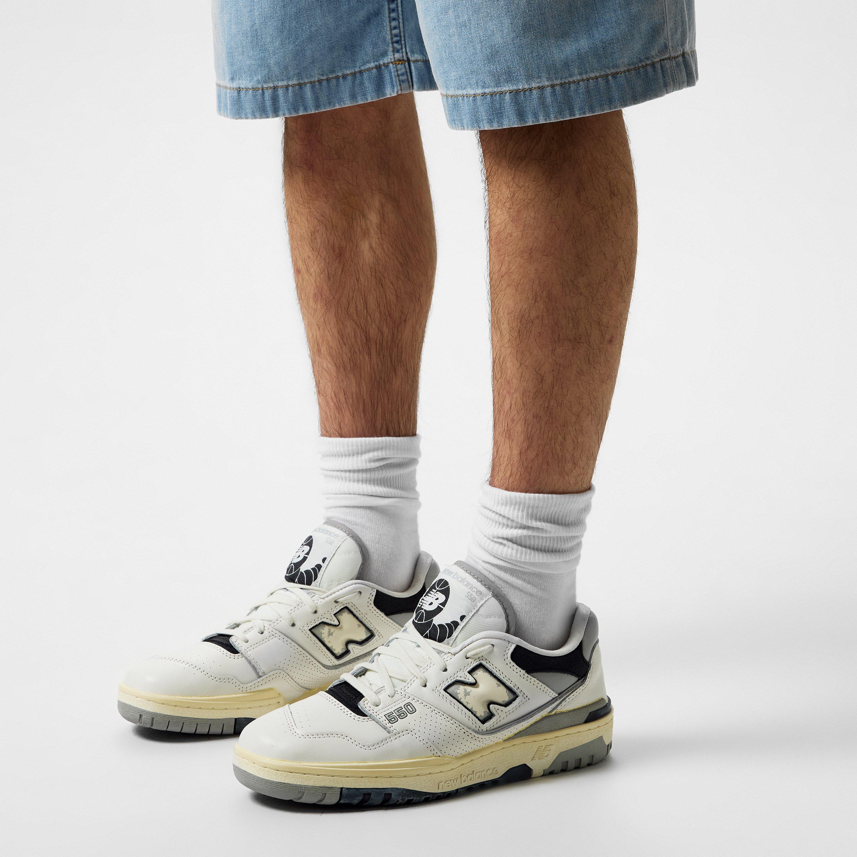 Sea Salt/Concr - New Balance - Men's Vintage Low-Top Trainers - 2