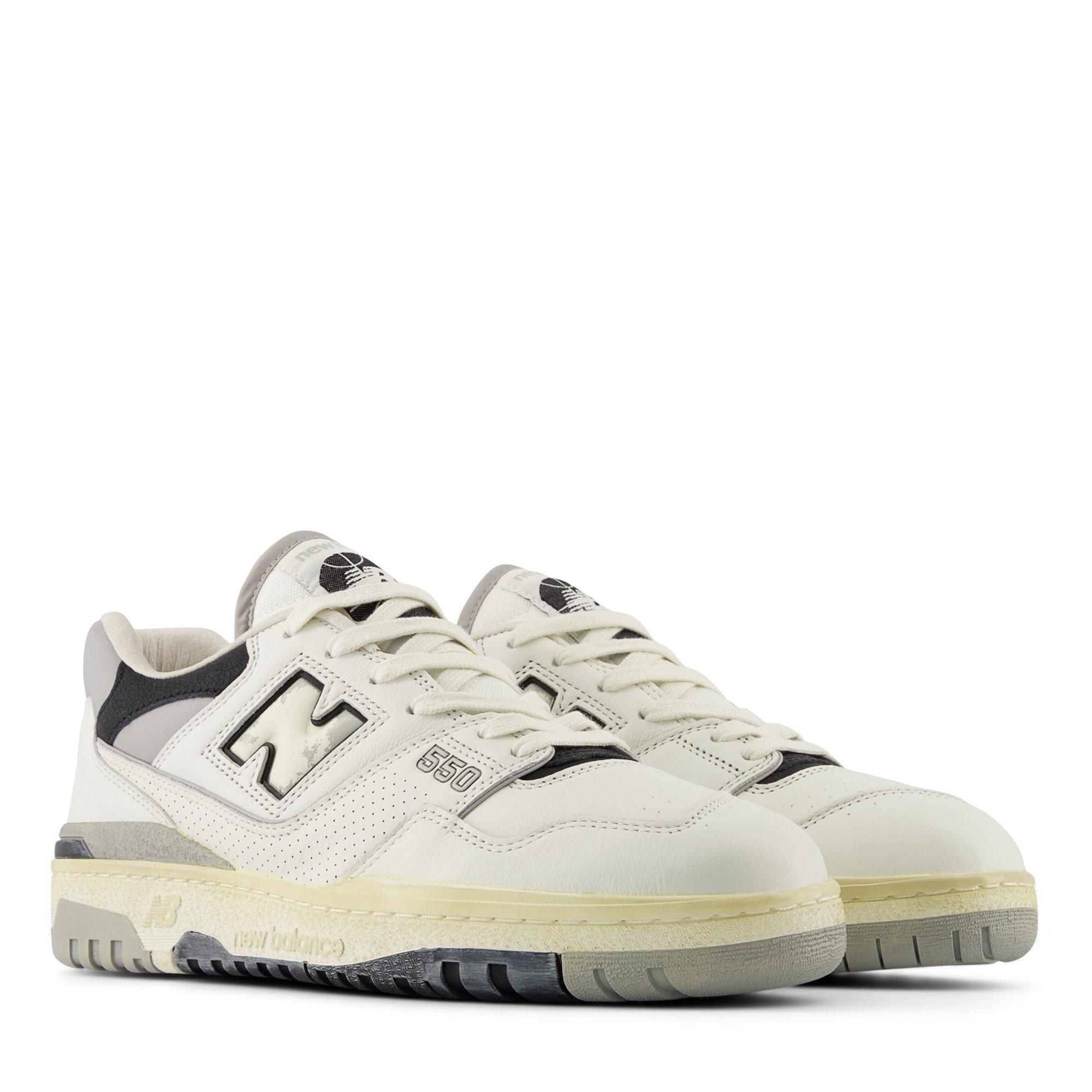 Sea Salt/Concr - New Balance - Men's Vintage Low-Top Trainers - 3