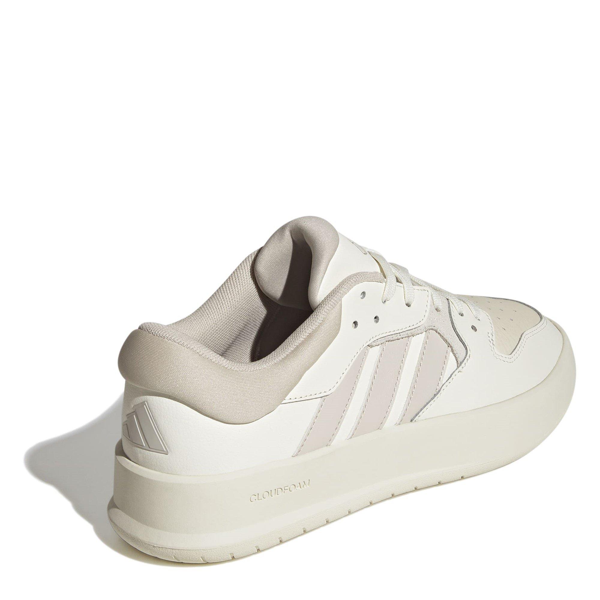 Wht/Alumi/Ivory - adidas - Court 24 Shoes Mens - 4