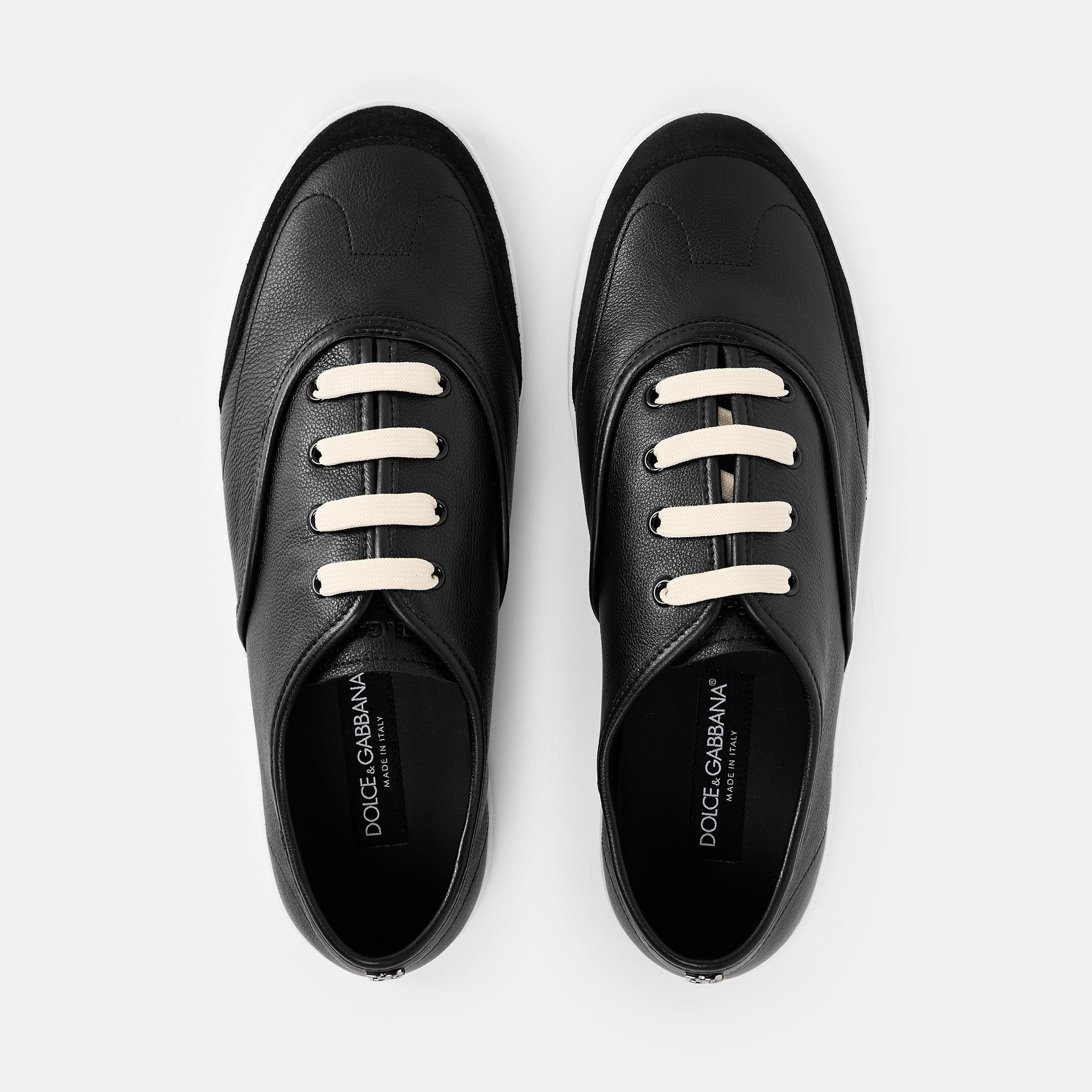 Nero/Nero - Dolce and Gabbana - Men's Low-Top Trainers - 5