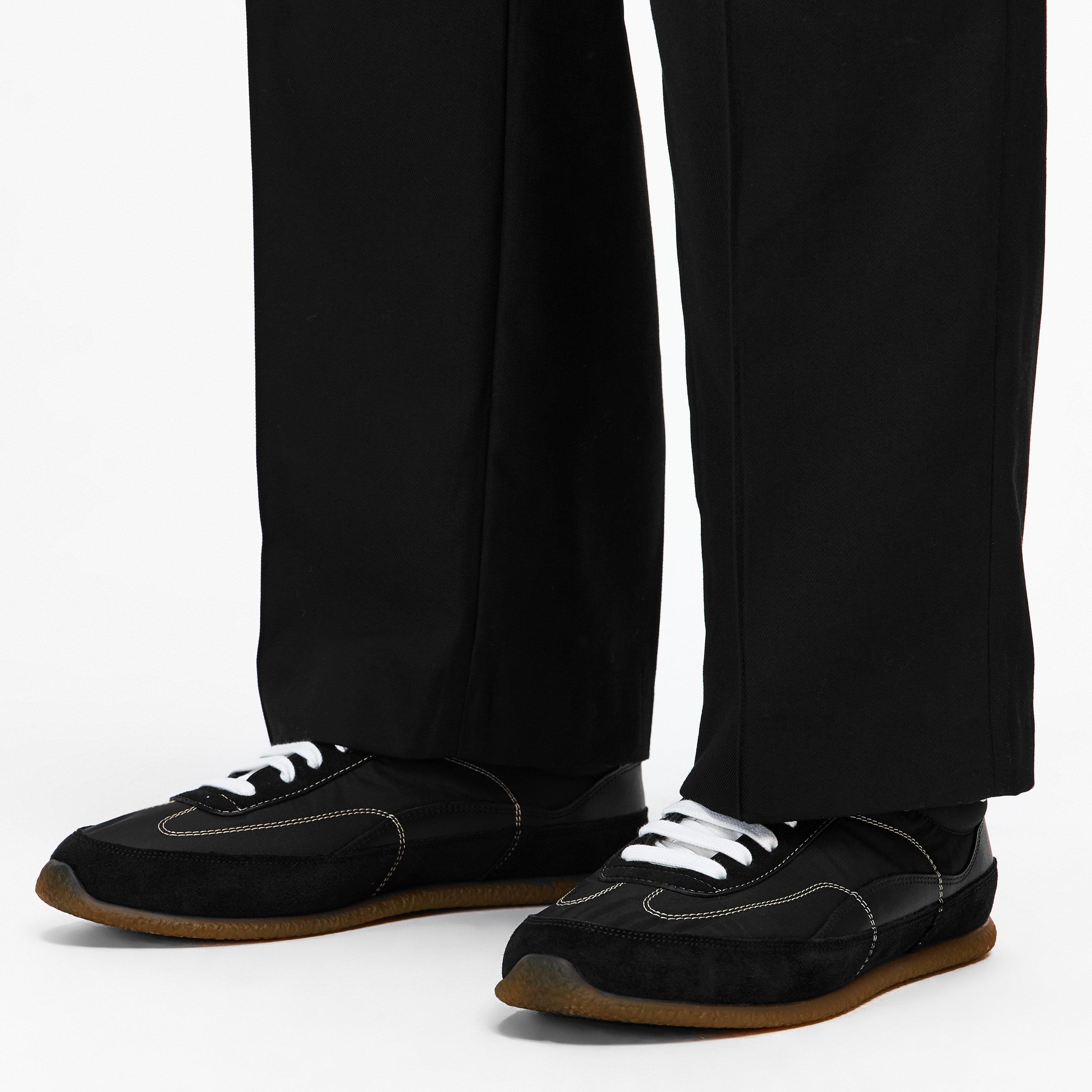 Black/Black - Alexander McQueen - Men's Alex Velo Low-Top Trainers - 3