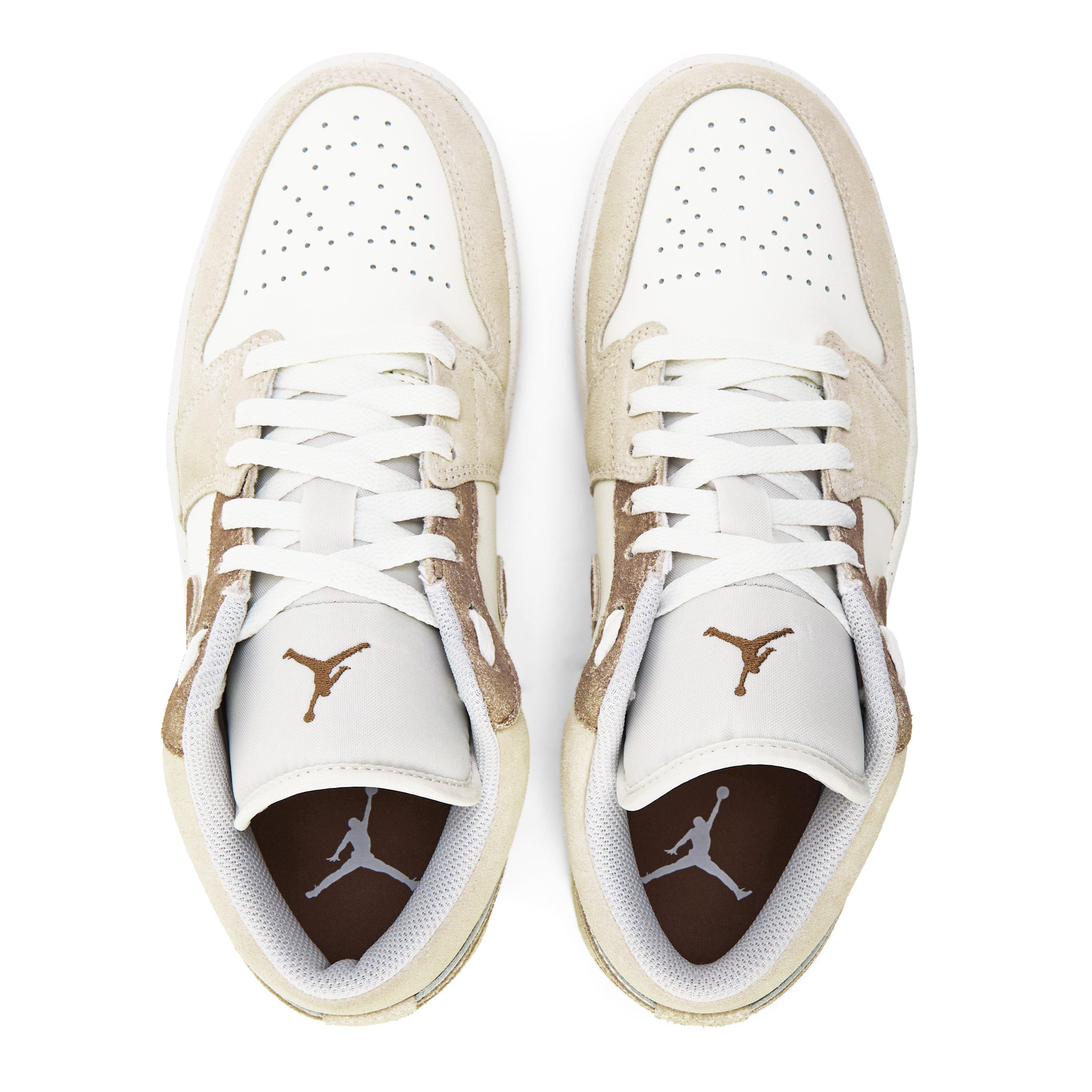 Legend Lt Brown - Nike - Men's Air Jordan 1 Low SE Low-Top Trainers - 4