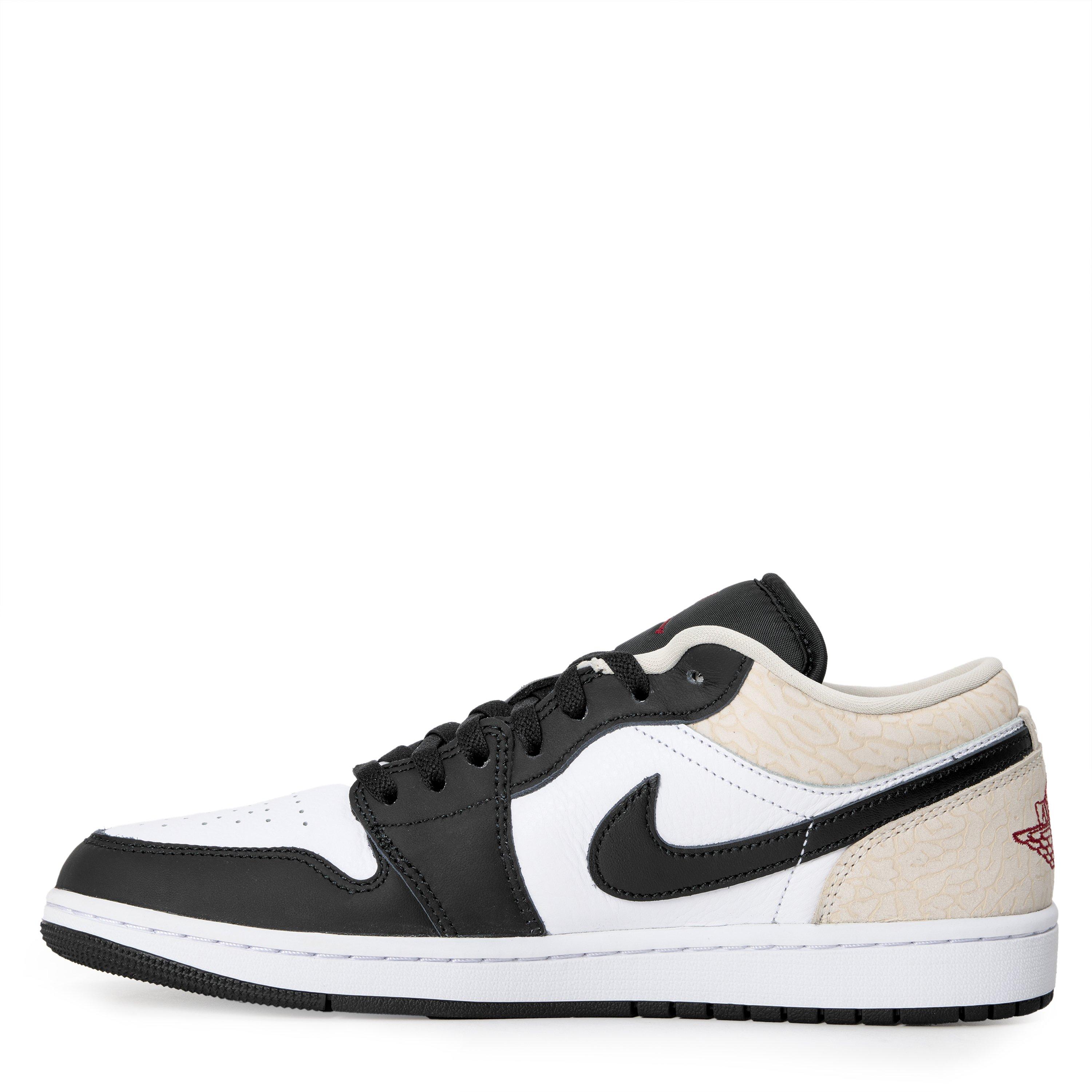 Black/Team Red - Nike - Men's Air Jordan 1 Low SE Low-Top Trainers - 2
