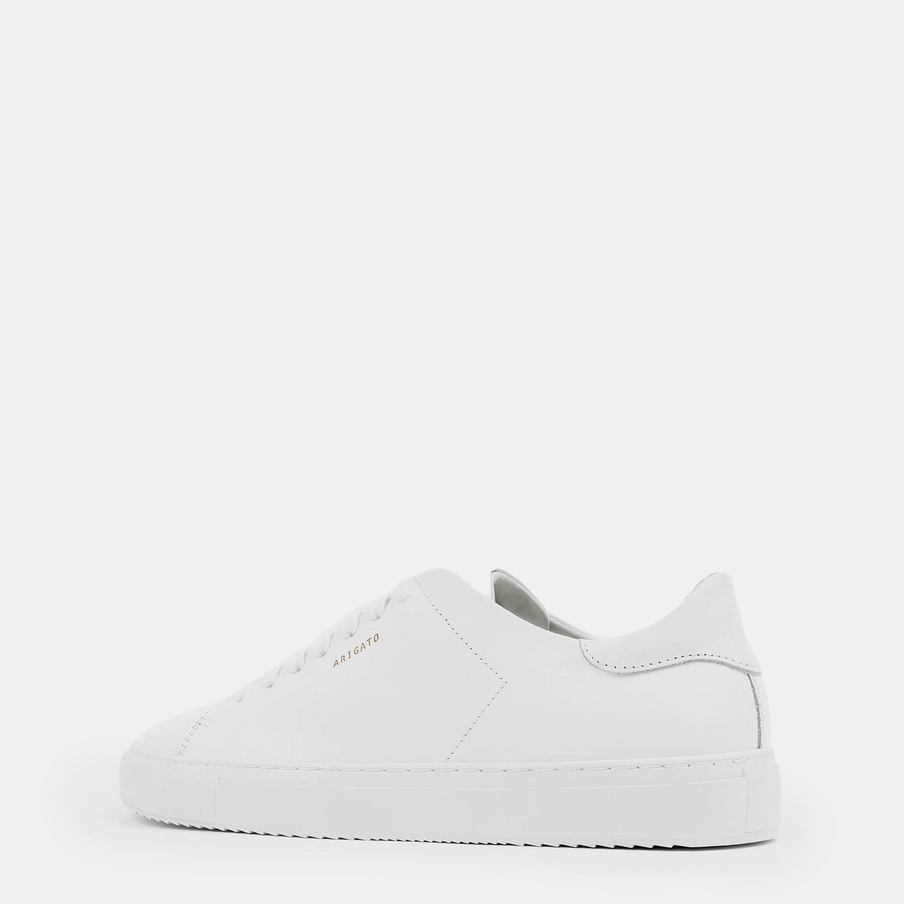 White - Axel Arigato - Men's Clean 90 Leather Low Trainers - 4