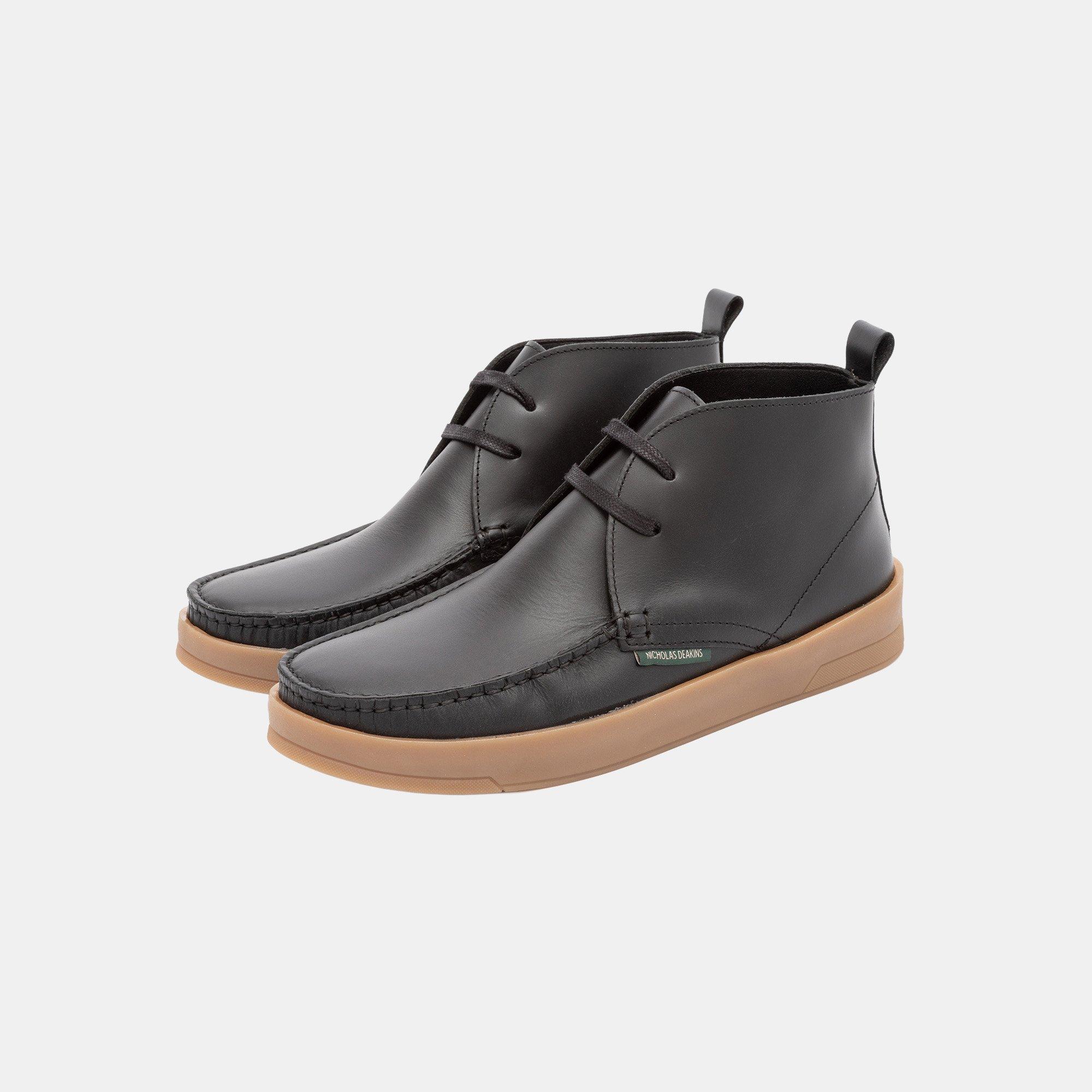 Black - Nicholas Deakins - Men's Lando Low-Top Trainers - 3
