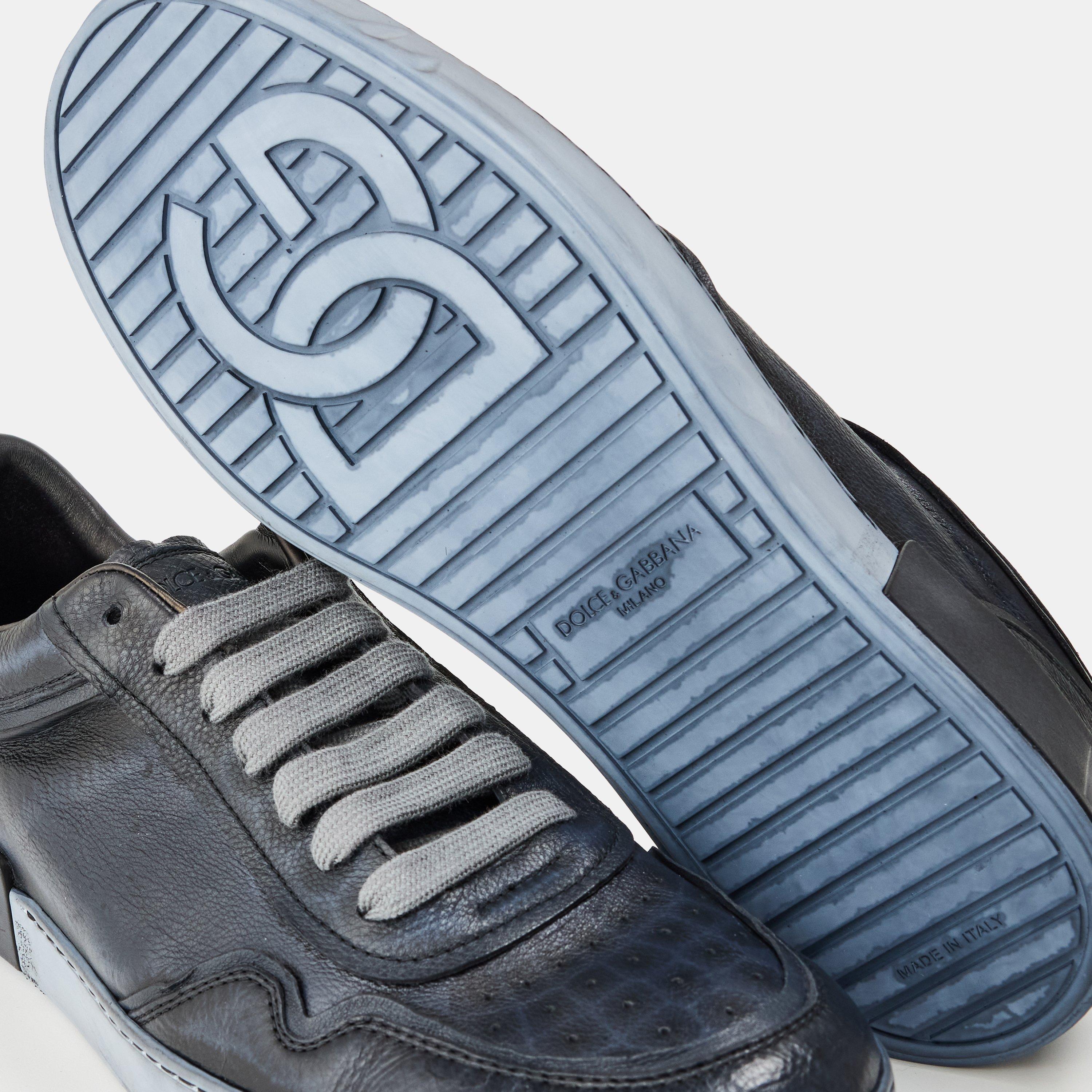 Nero - Dolce and Gabbana - Men's Low Trainers - 4