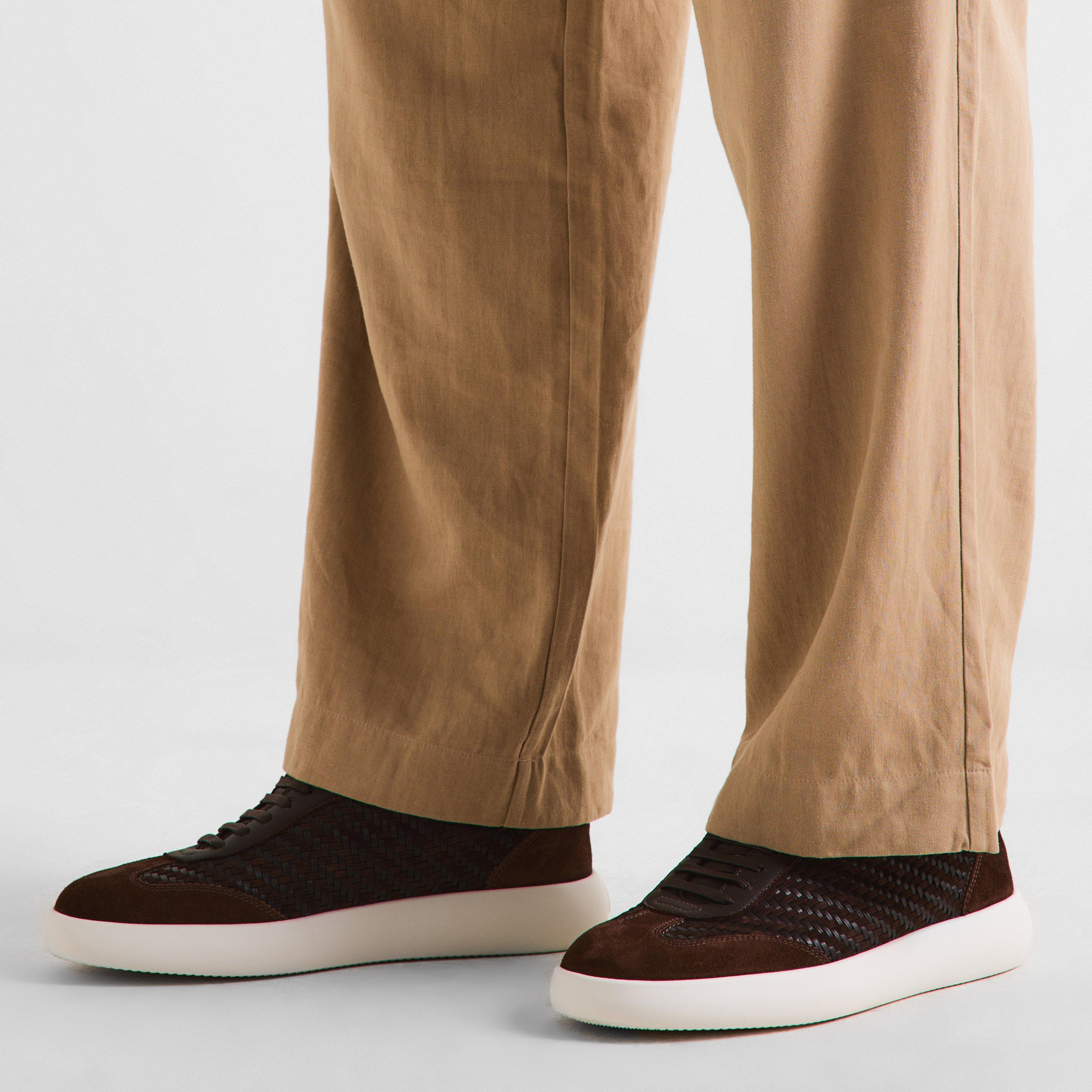 Maghogany - Brioni - Men's Olympia Sneakers Low-Top Trainers - 3