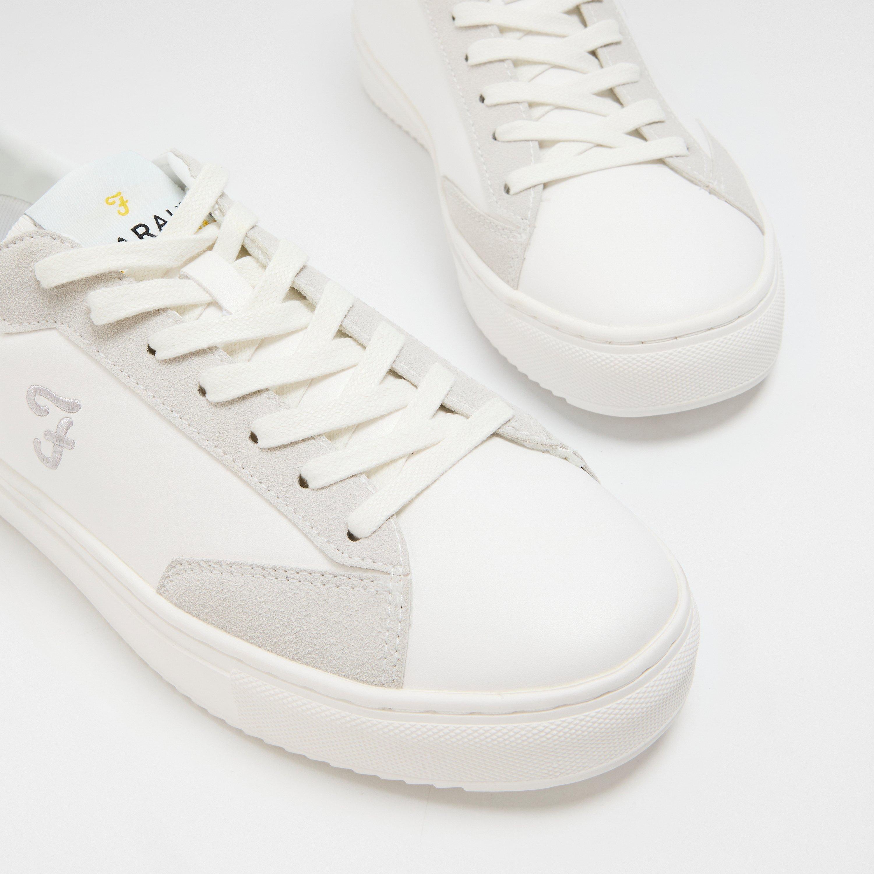 White - Farah - Kody Cupsole Low-Top Trainers - 4