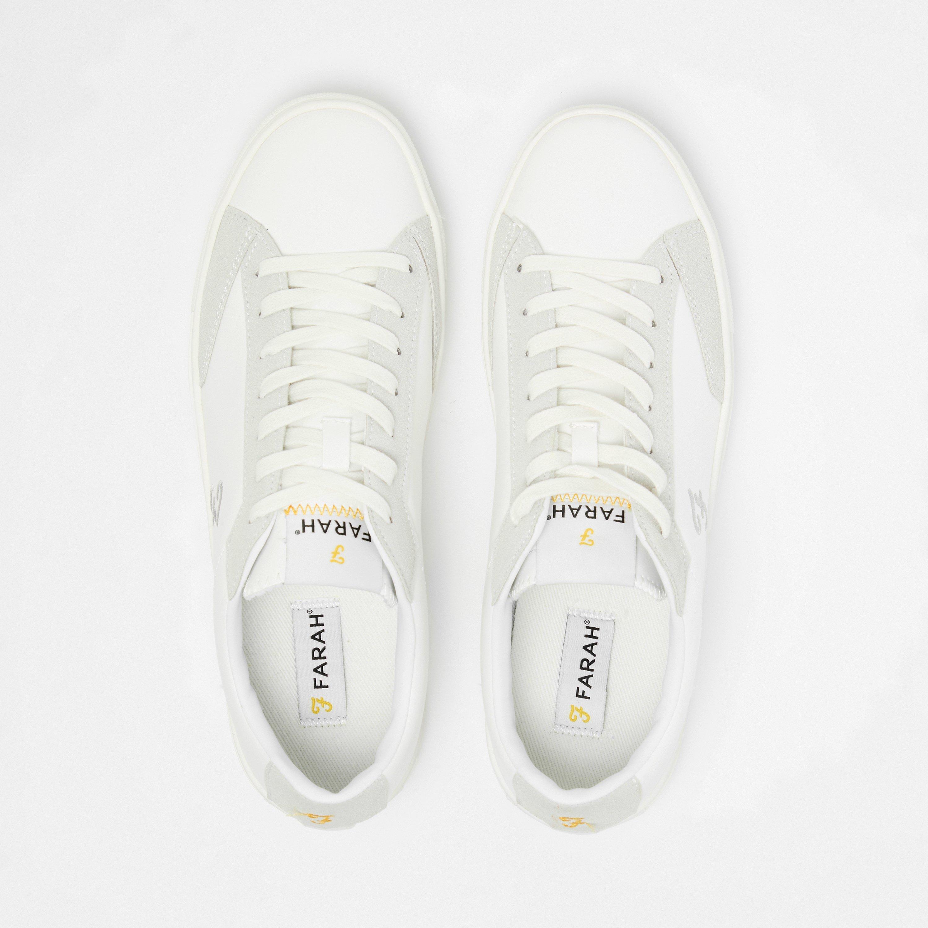 White - Farah - Kody Cupsole Low-Top Trainers - 5