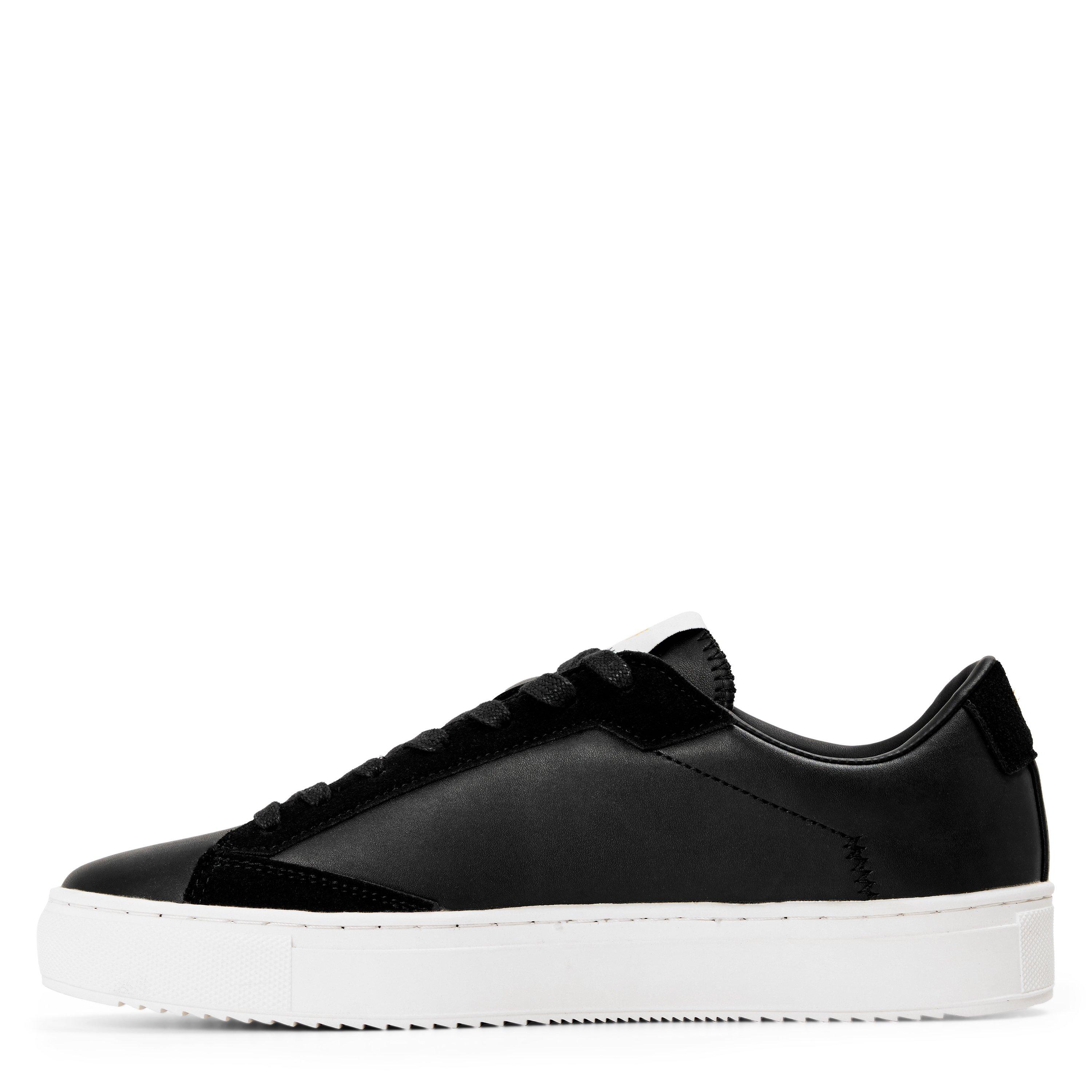 Schwarz - Cruyff - Men's Endorsed Tech Leather Low-Top Trainers - 2