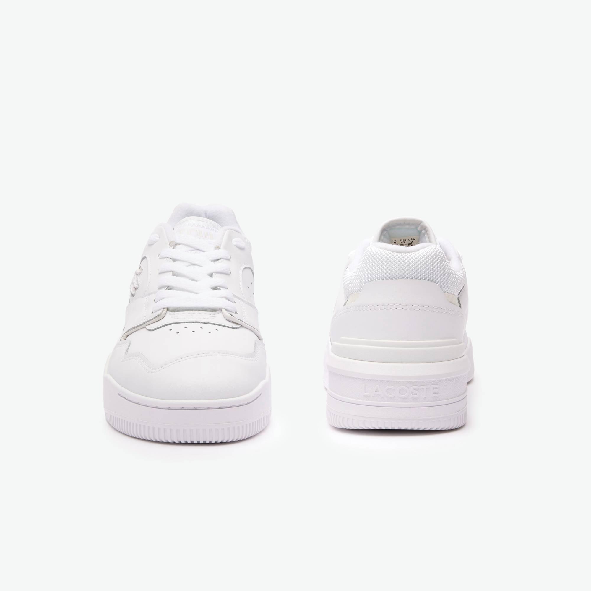 White/White - Lacoste - Line Shot Trainers - 2
