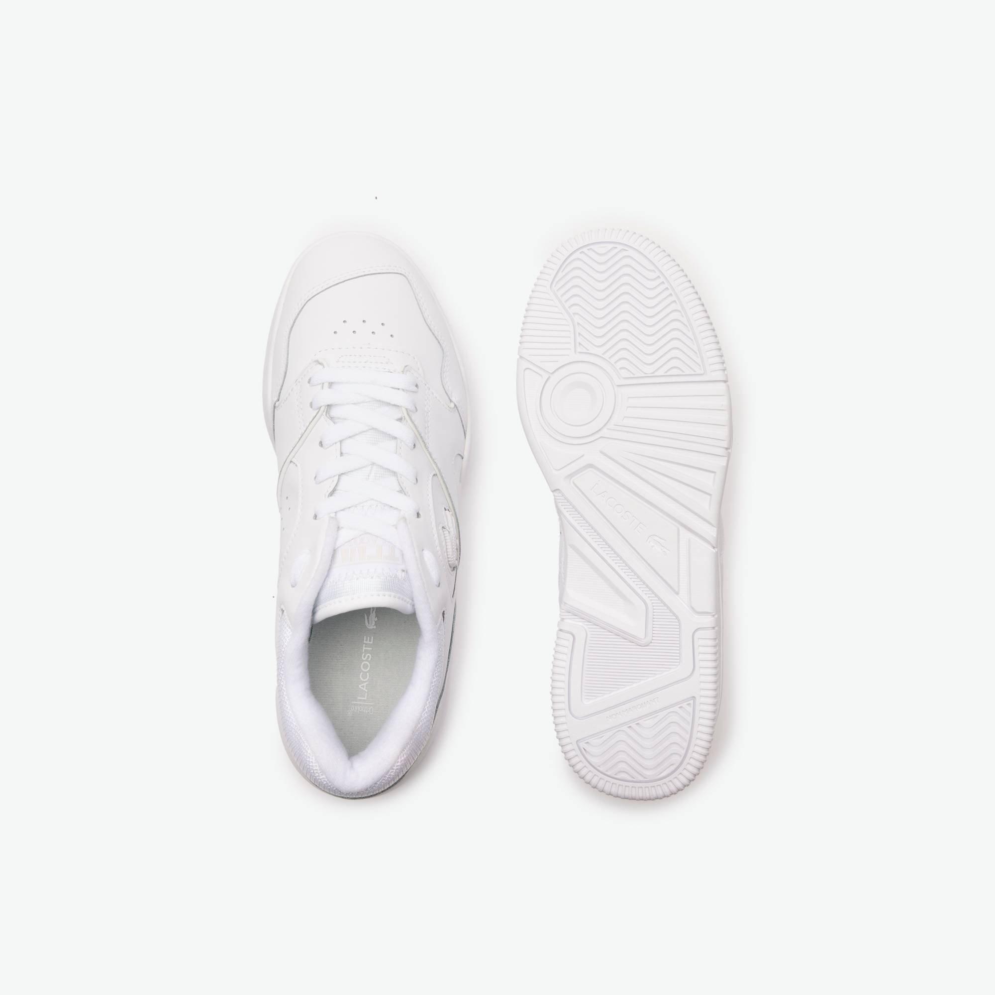 White/White - Lacoste - Line Shot Trainers - 3