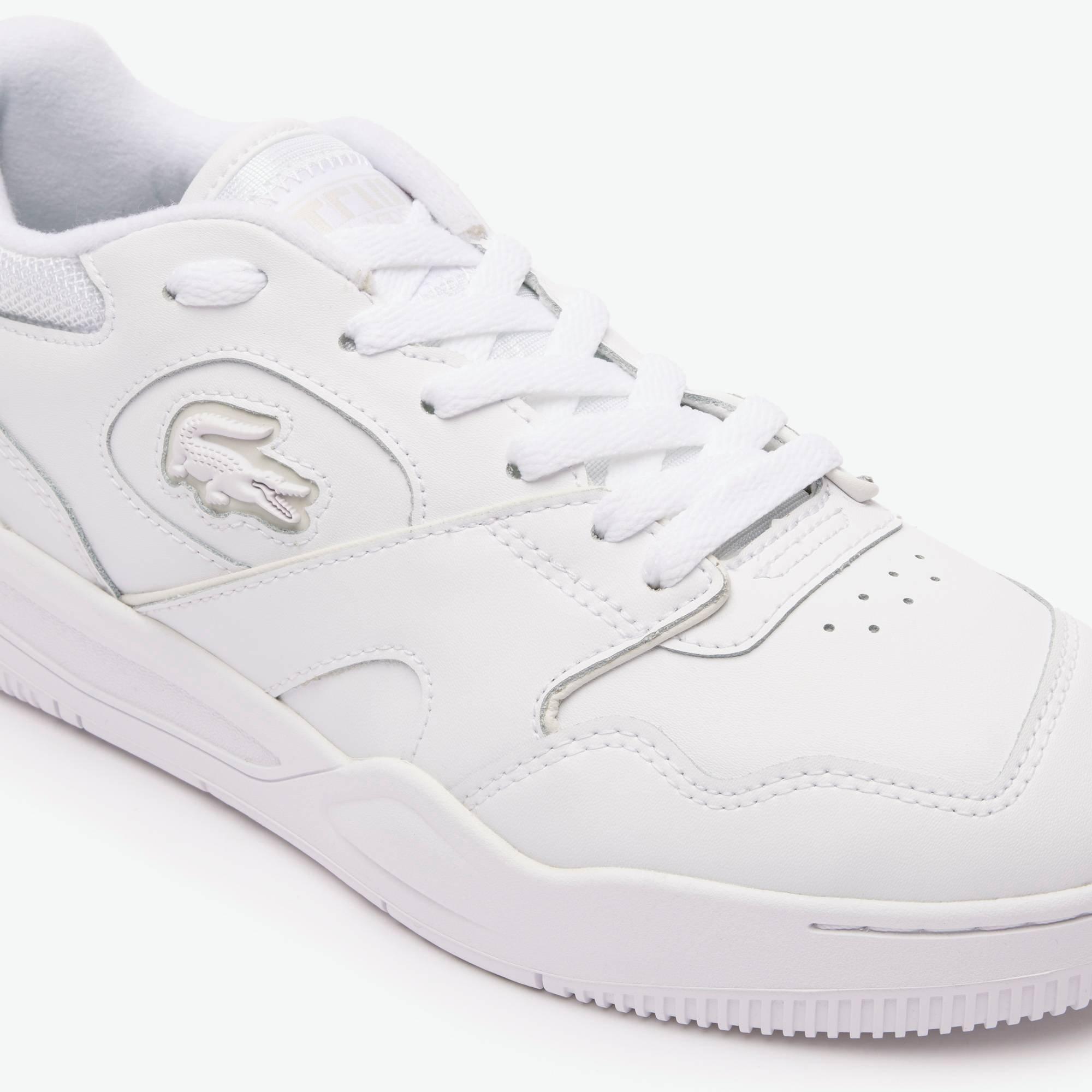 White/White - Lacoste - Line Shot Trainers - 4