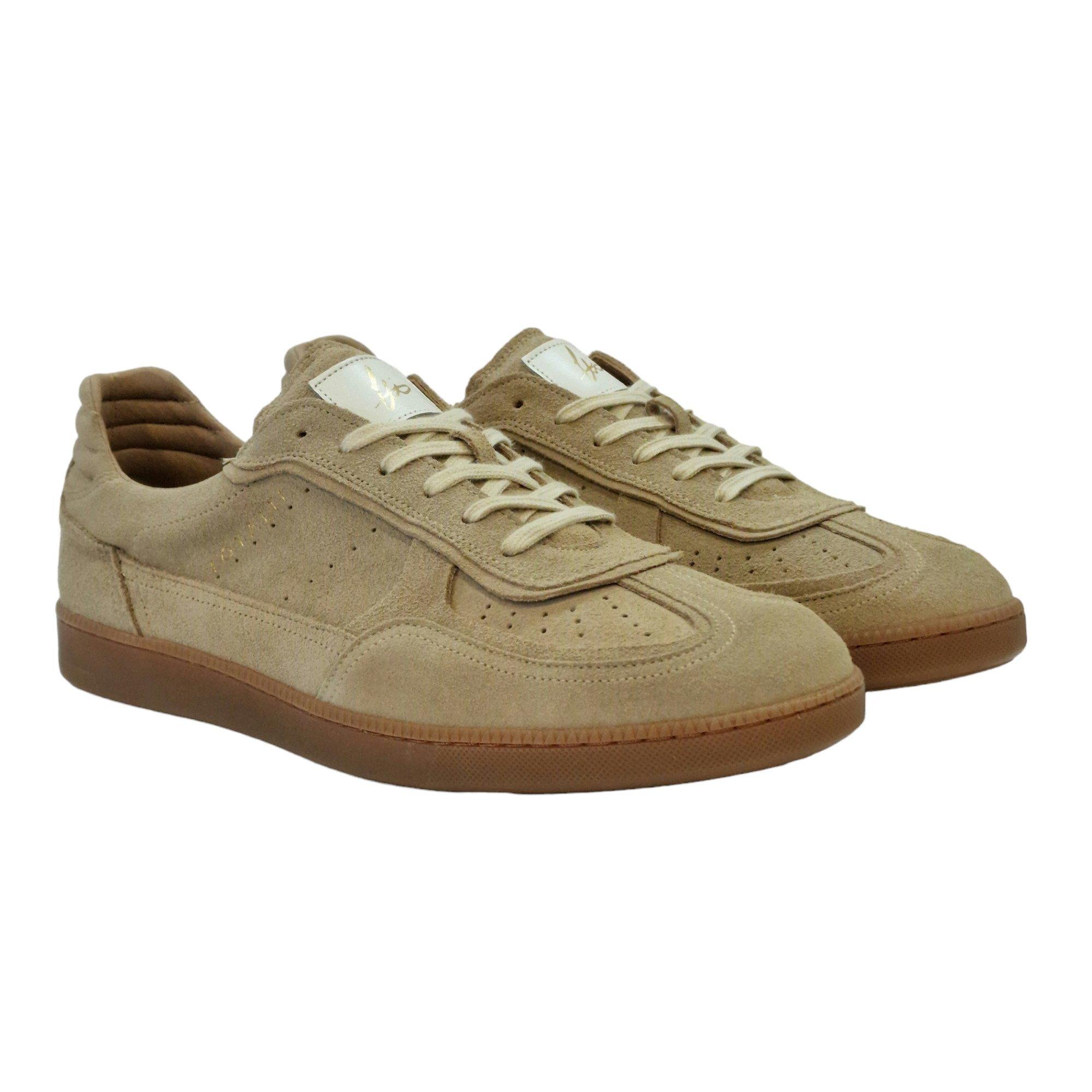 Sand/White - Loyalti - Men's Kyle Low-Top Trainers - 3