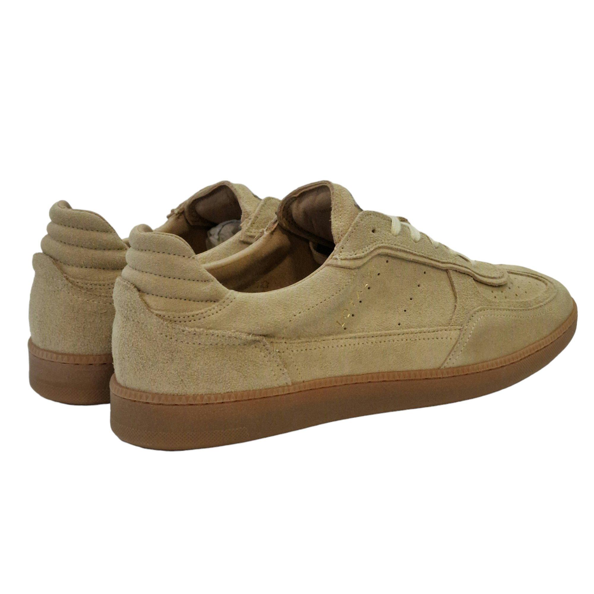 Sand/White - Loyalti - Men's Kyle Low-Top Trainers - 4