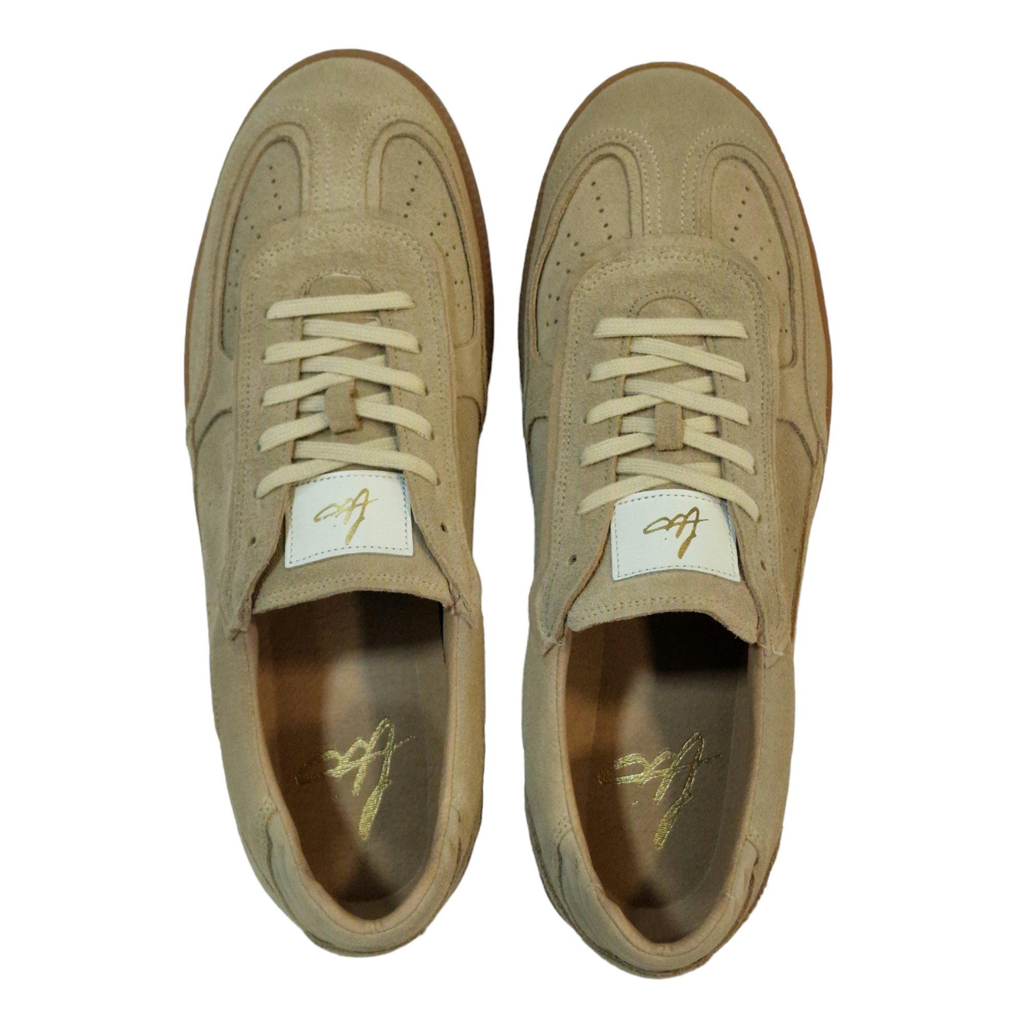 Sand/White - Loyalti - Men's Kyle Low-Top Trainers - 5
