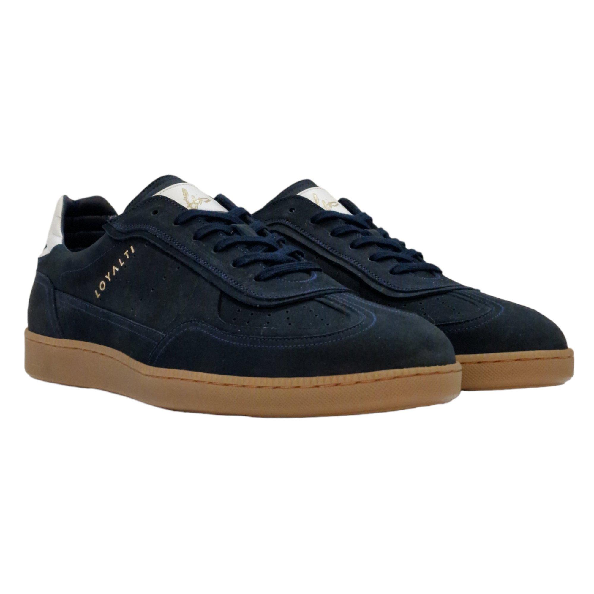 Navy/White - Loyalti - Men's Kyle Low-Top Trainers - 3