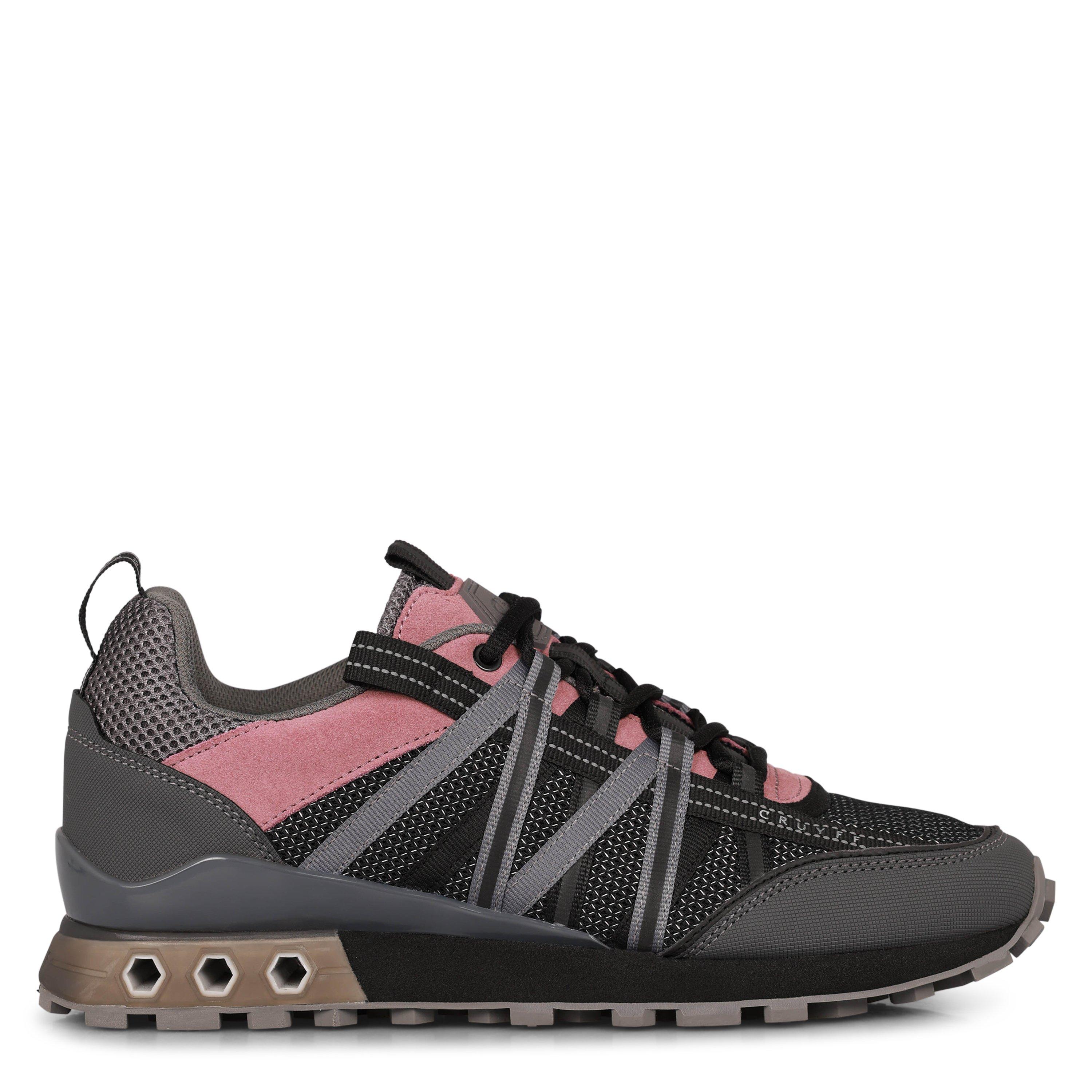 Cruyff Men's Fearia Hex-Tech Trainers - Black / Grey - 8 (42)