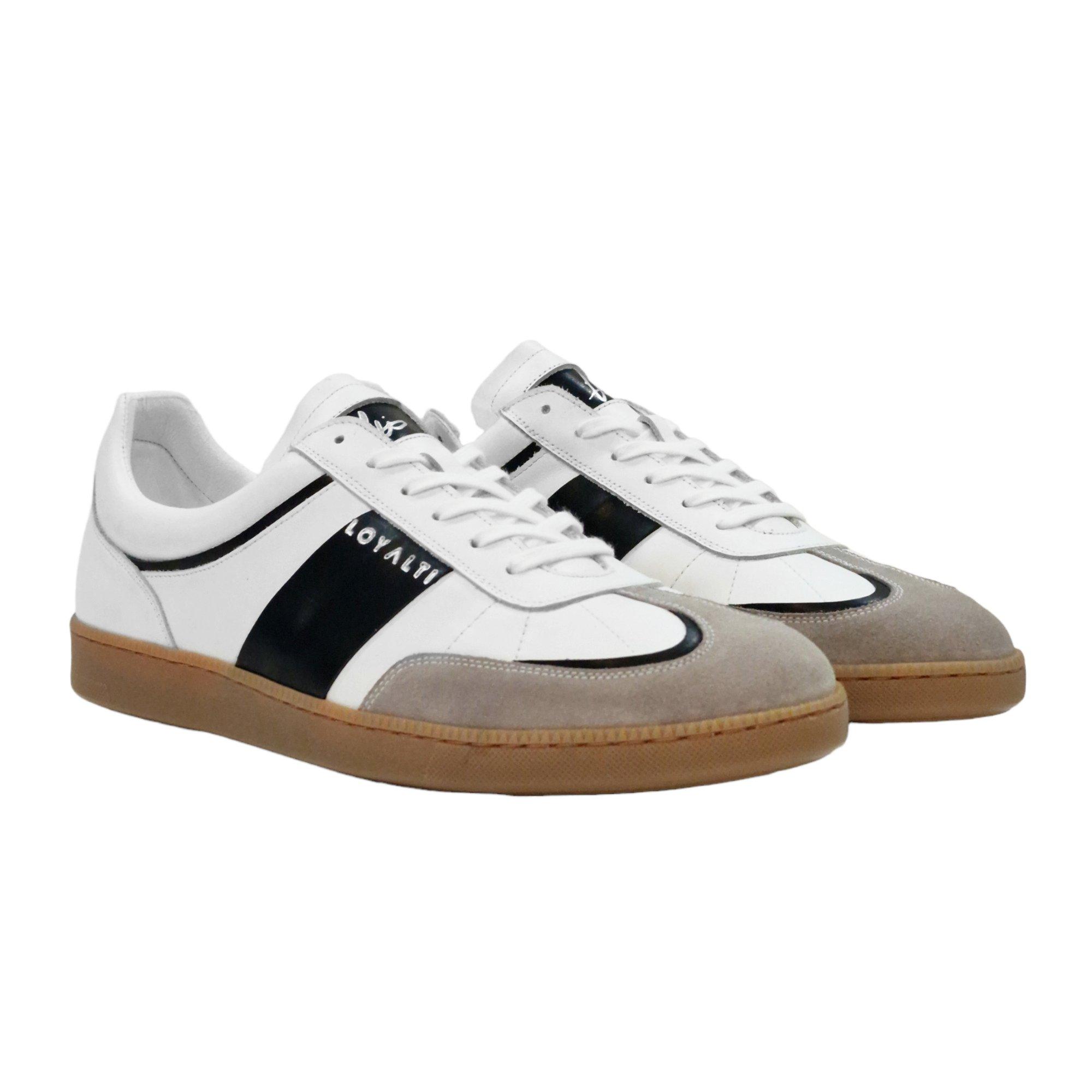 White/Black - Loyalti - Men's Kalle Low-Top Trainers - 4