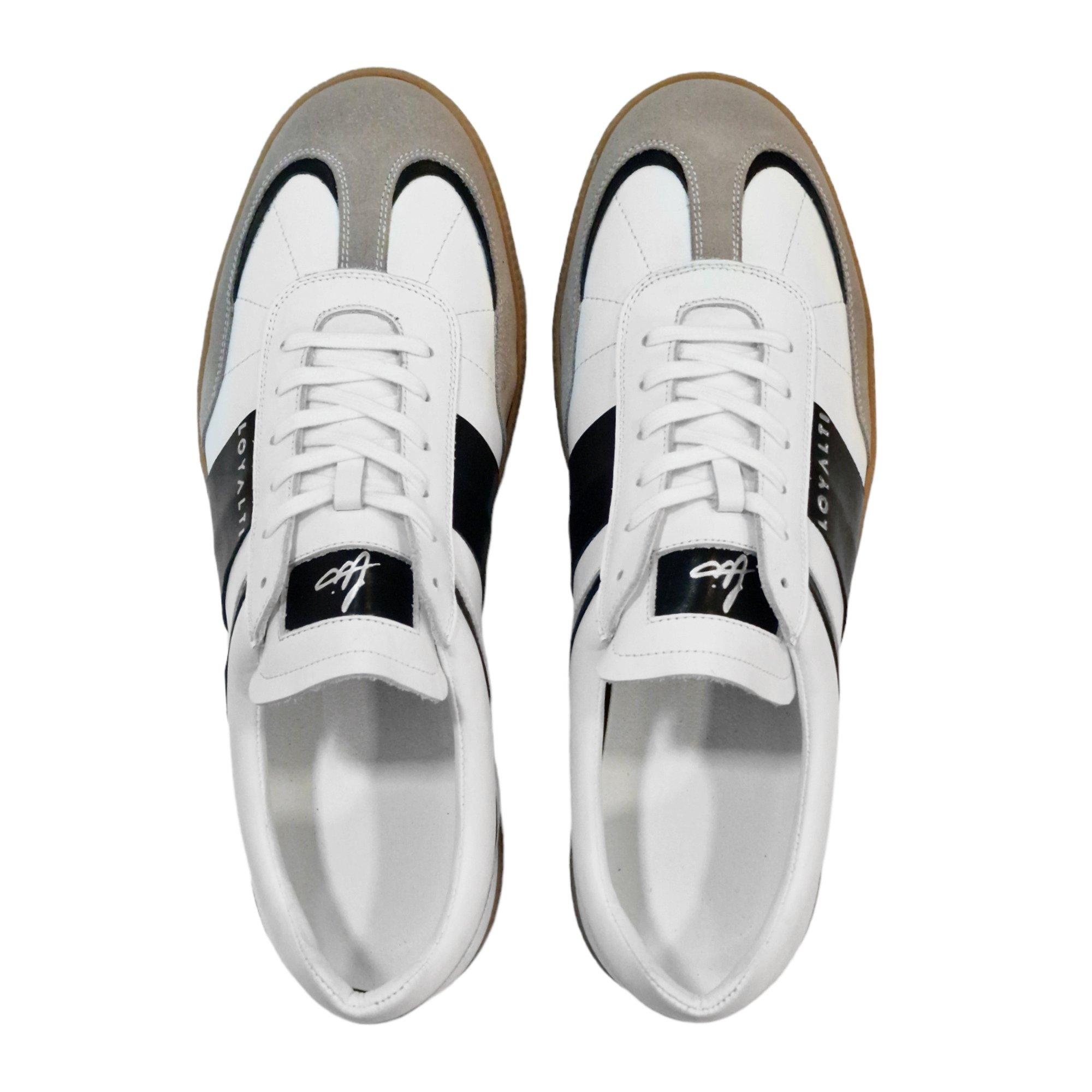 White/Black - Loyalti - Men's Kalle Low-Top Trainers - 6