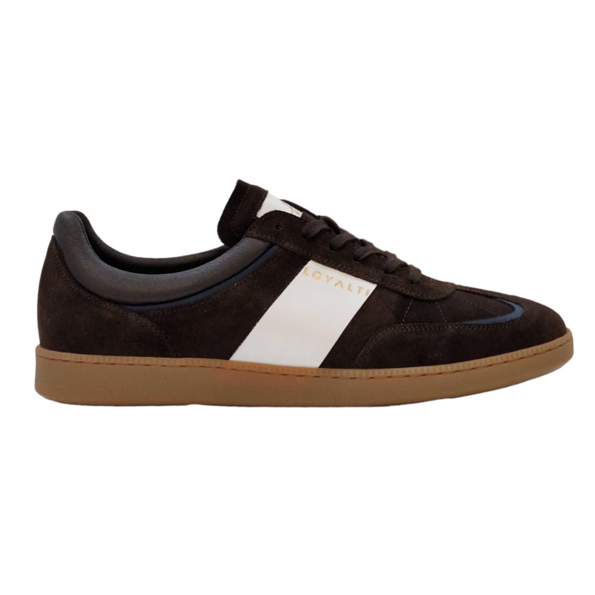 Loyalti Men's Kalle Low-Top Trainers - Brown/White - 11 (46)