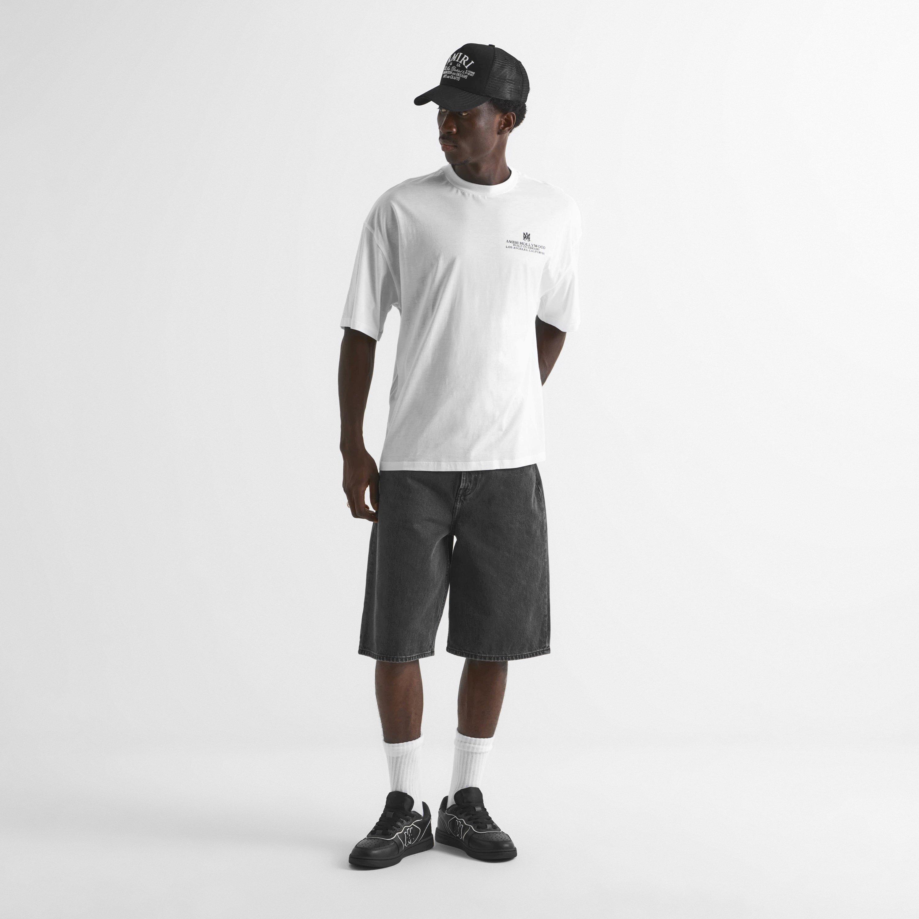 Black/Black - Amiri - Men's Newport Leather Low-Top Trainers - 6