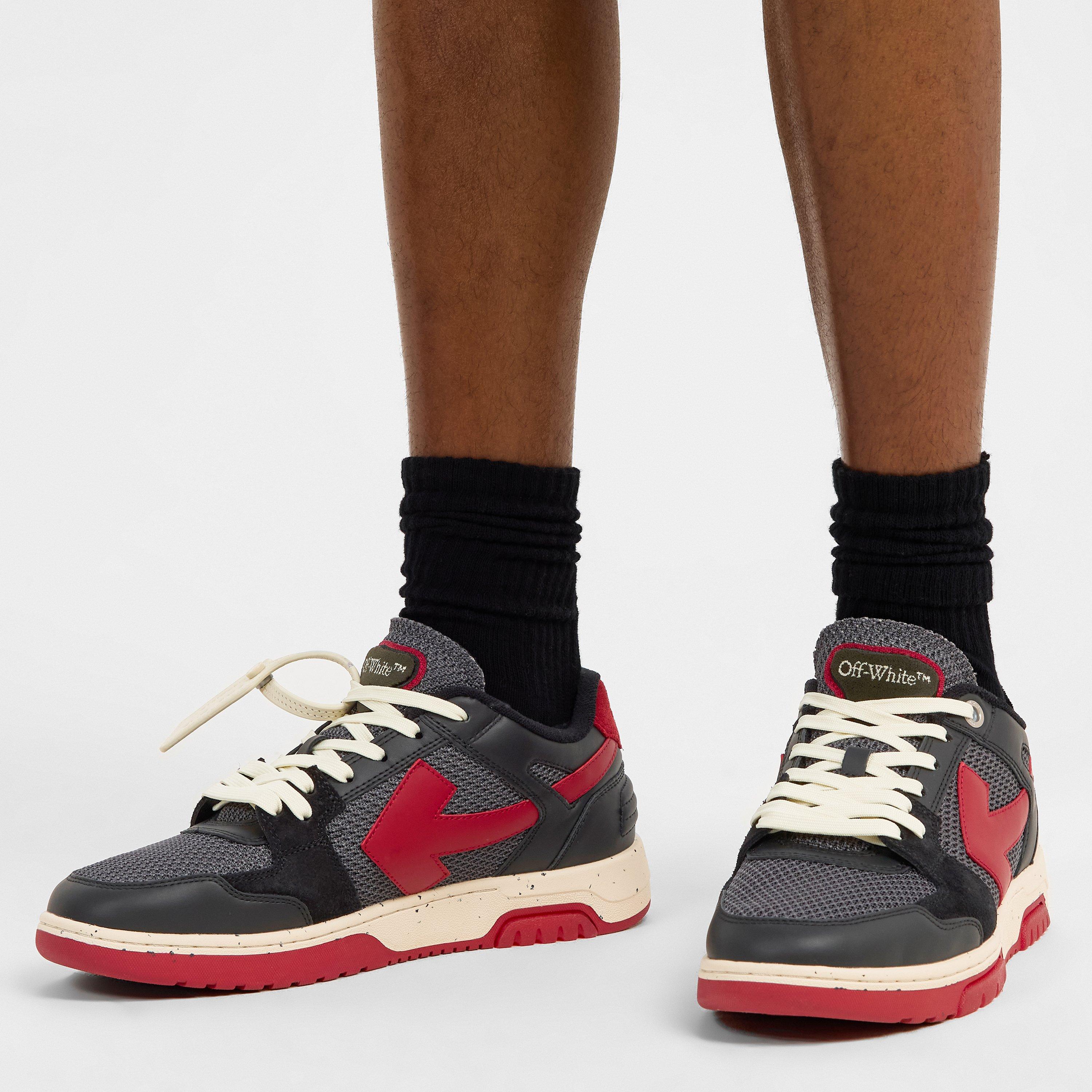 Grey/Red - Off White - Off OOO Slim Sn54 - 3