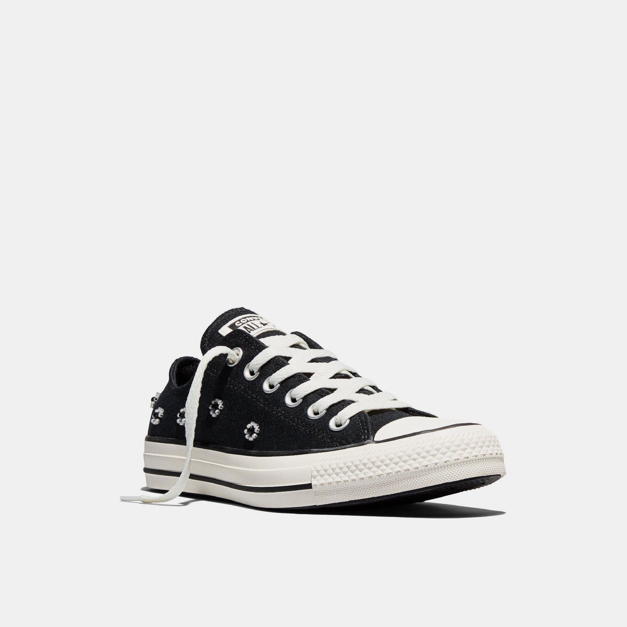 001-Black/Egr - Converse - Unisex Chuck Taylor All Star Bea Low-Top Trainers - 4