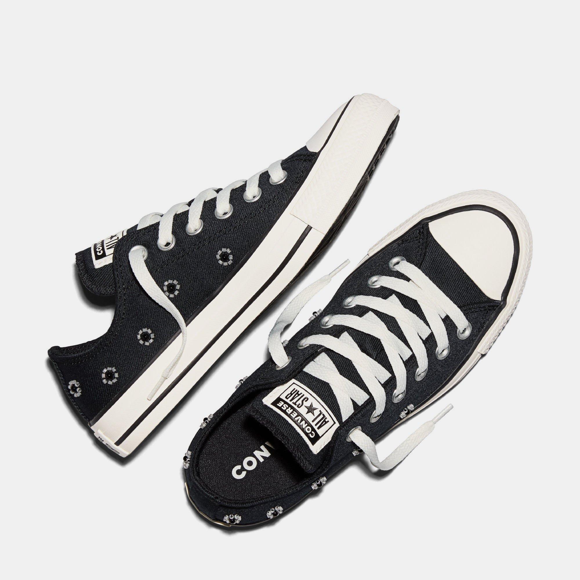 001-Black/Egr - Converse - Unisex Chuck Taylor All Star Bea Low-Top Trainers - 5