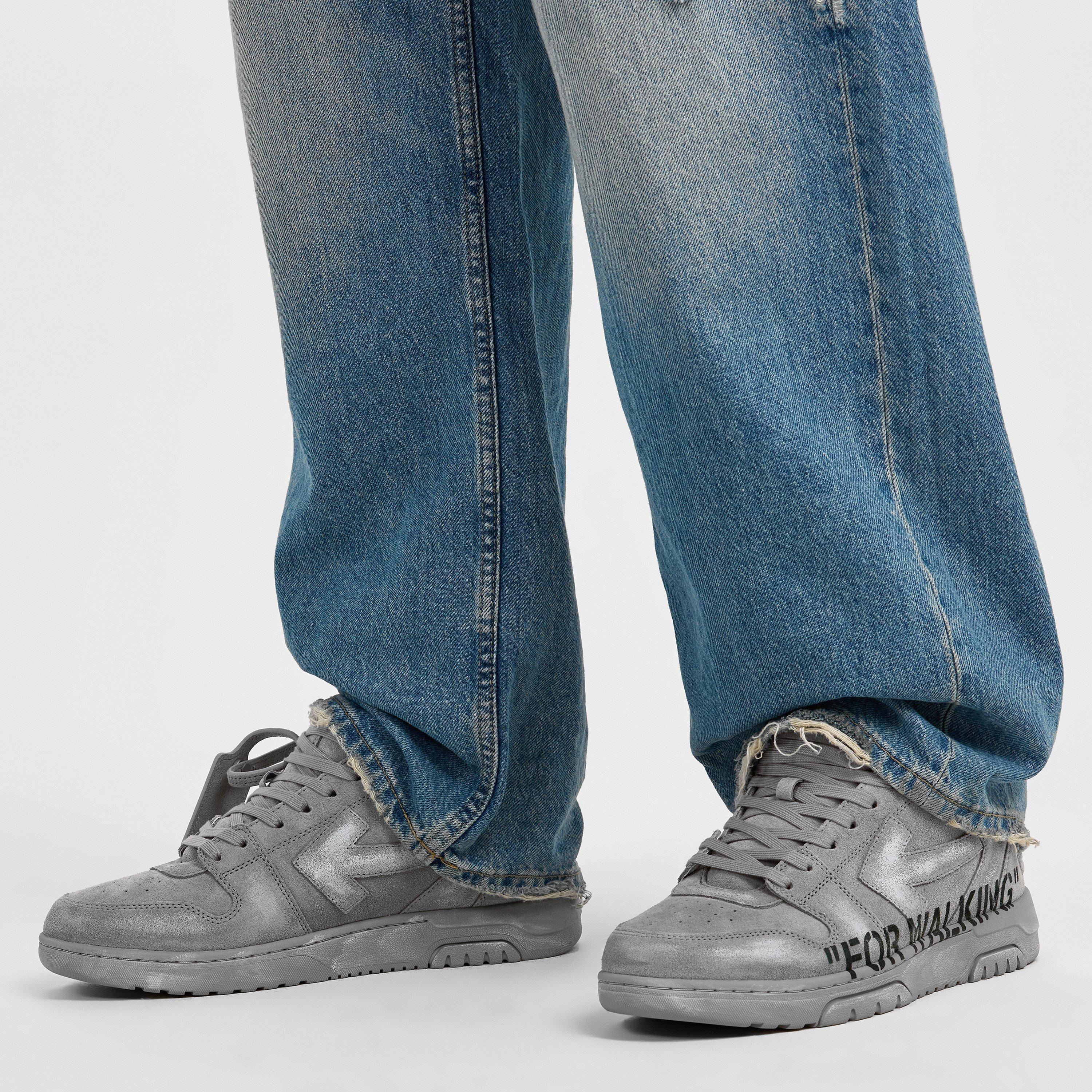 Grey/Dark - Off White - Off OOO Walking Sued Sn54 - 3