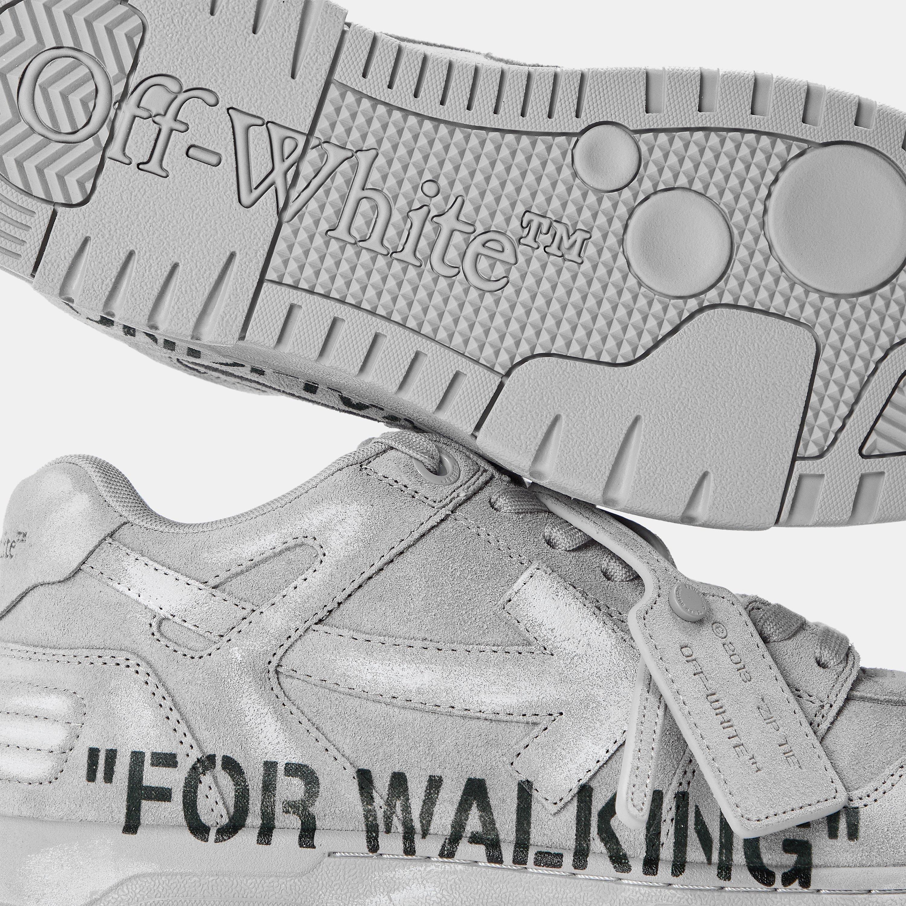 Grey/Dark - Off White - Off OOO Walking Sued Sn54 - 4