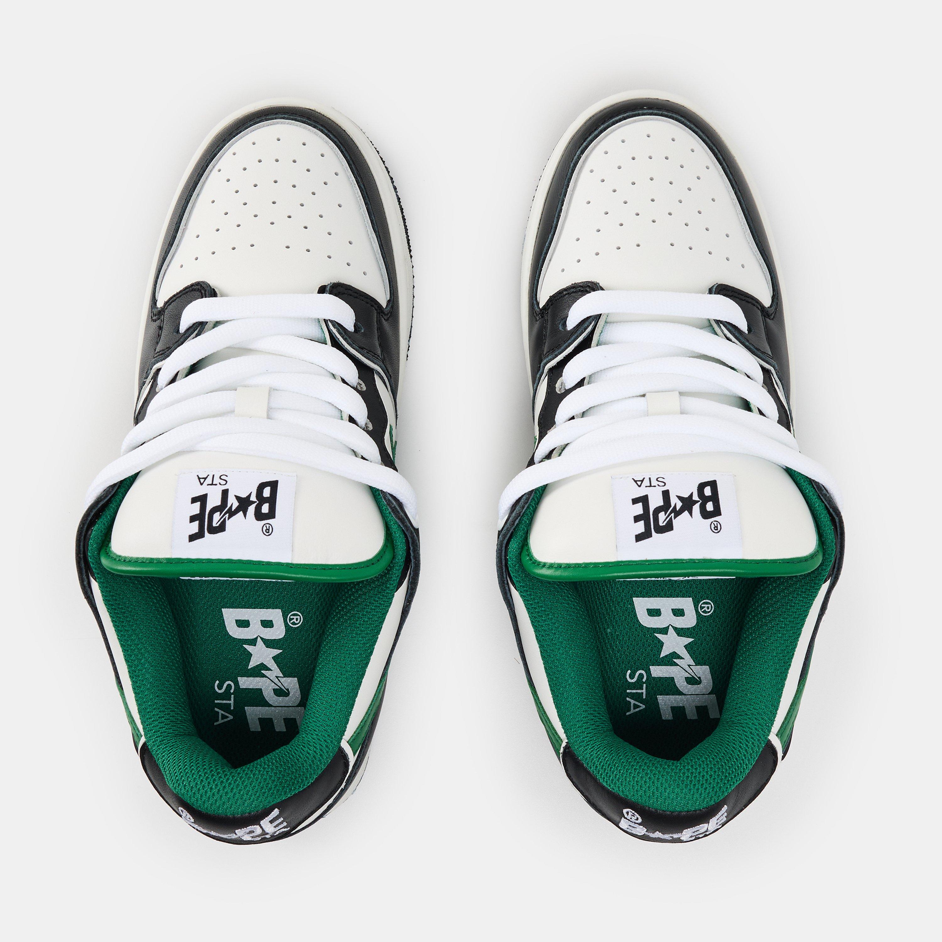 White Black - A Bathing Ape - Men's Bape Sta Low-Top Trainers - 4