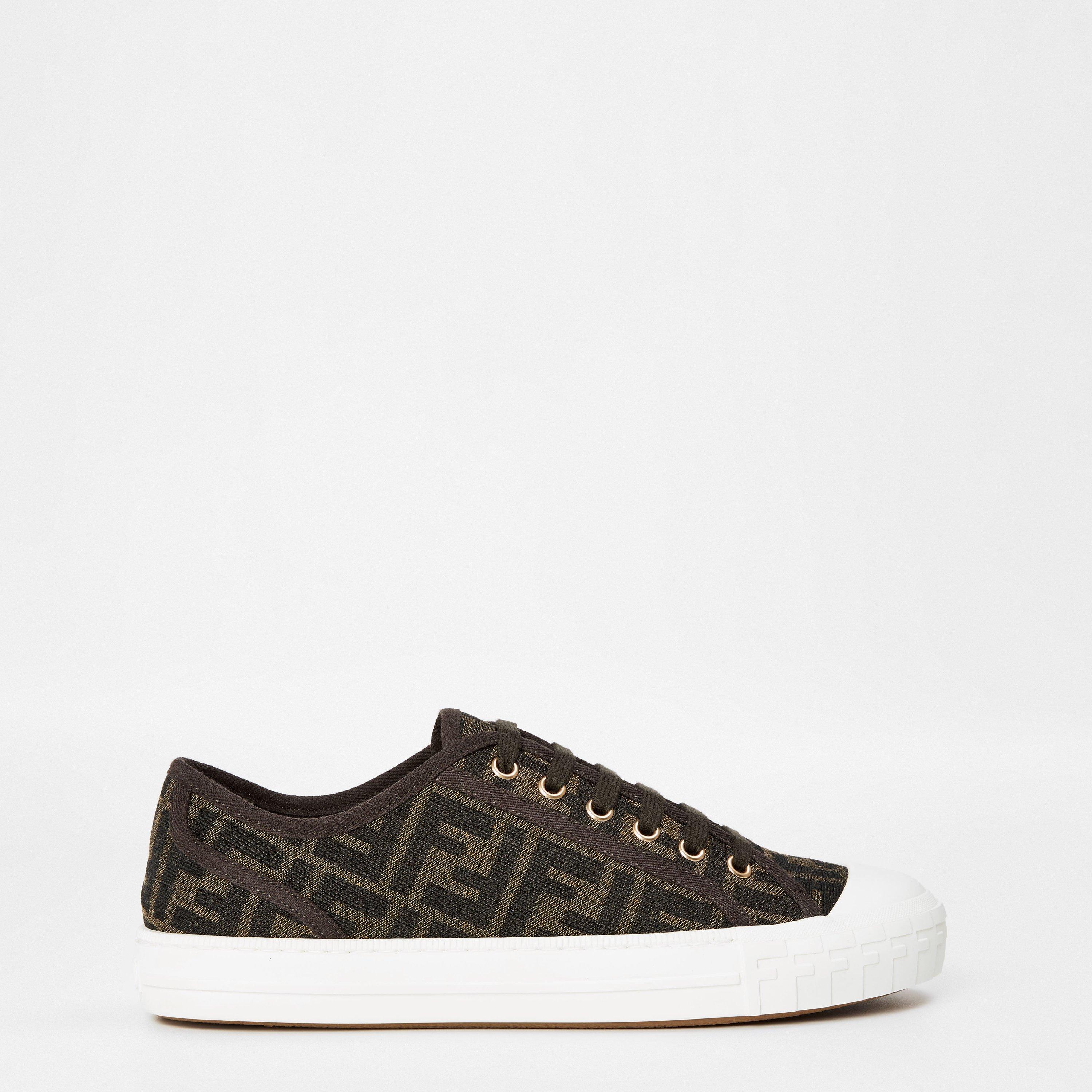 Black/Brown - Fendi - Domino Low Sneakers - 1