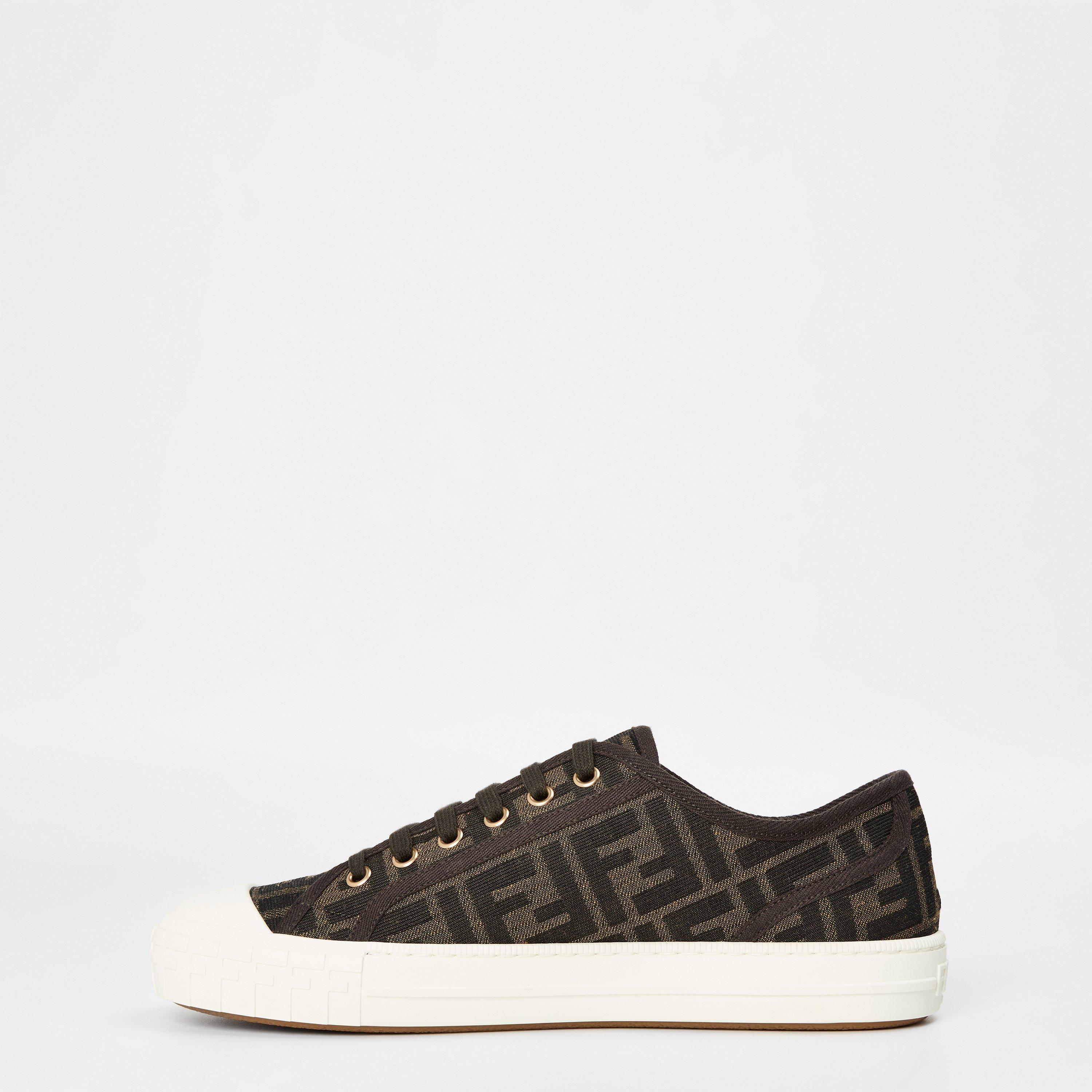 Black/Brown - Fendi - Domino Low Sneakers - 2