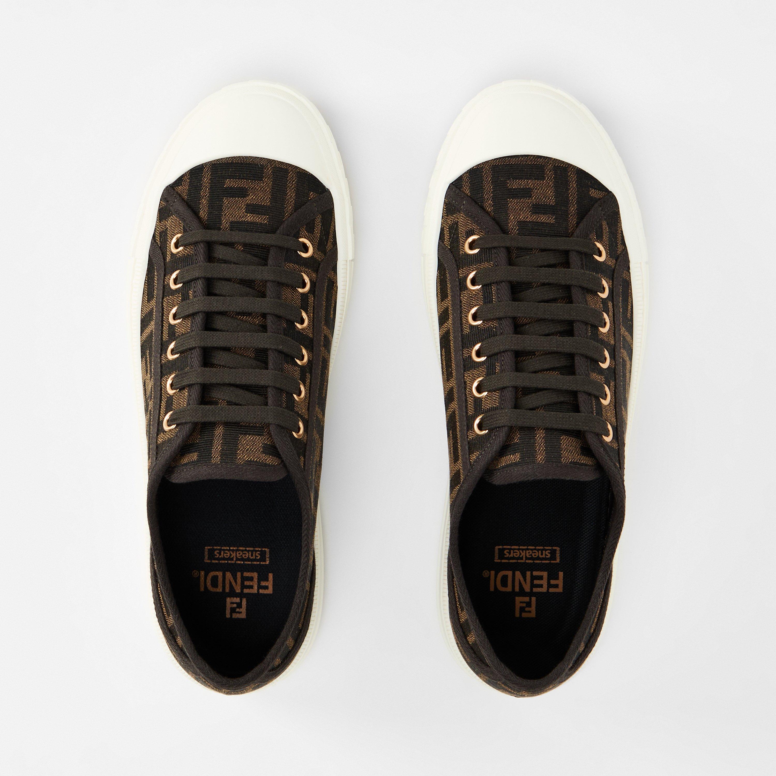 Black/Brown - Fendi - Domino Low Sneakers - 5
