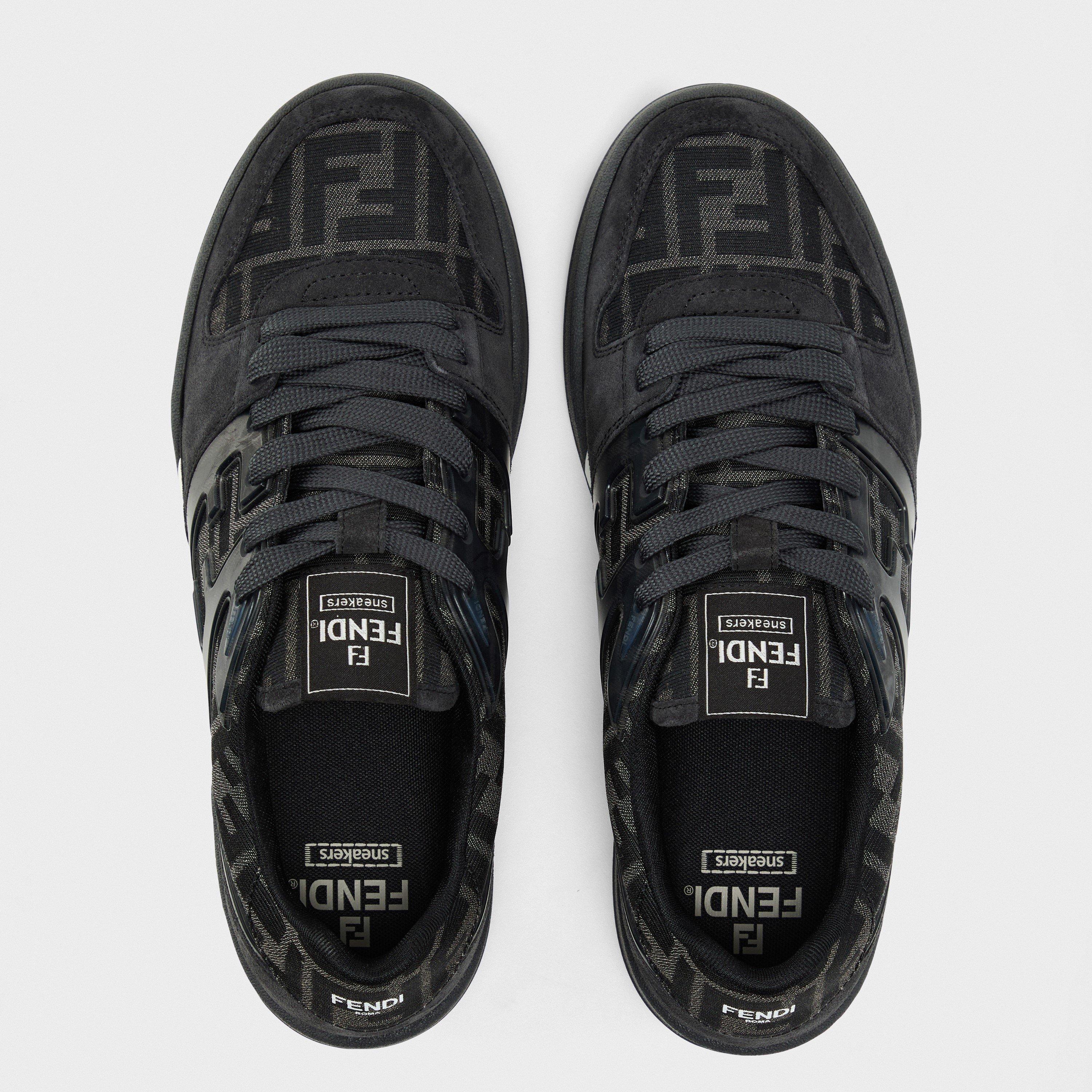 Black - Fendi - Match Sneakers - 5