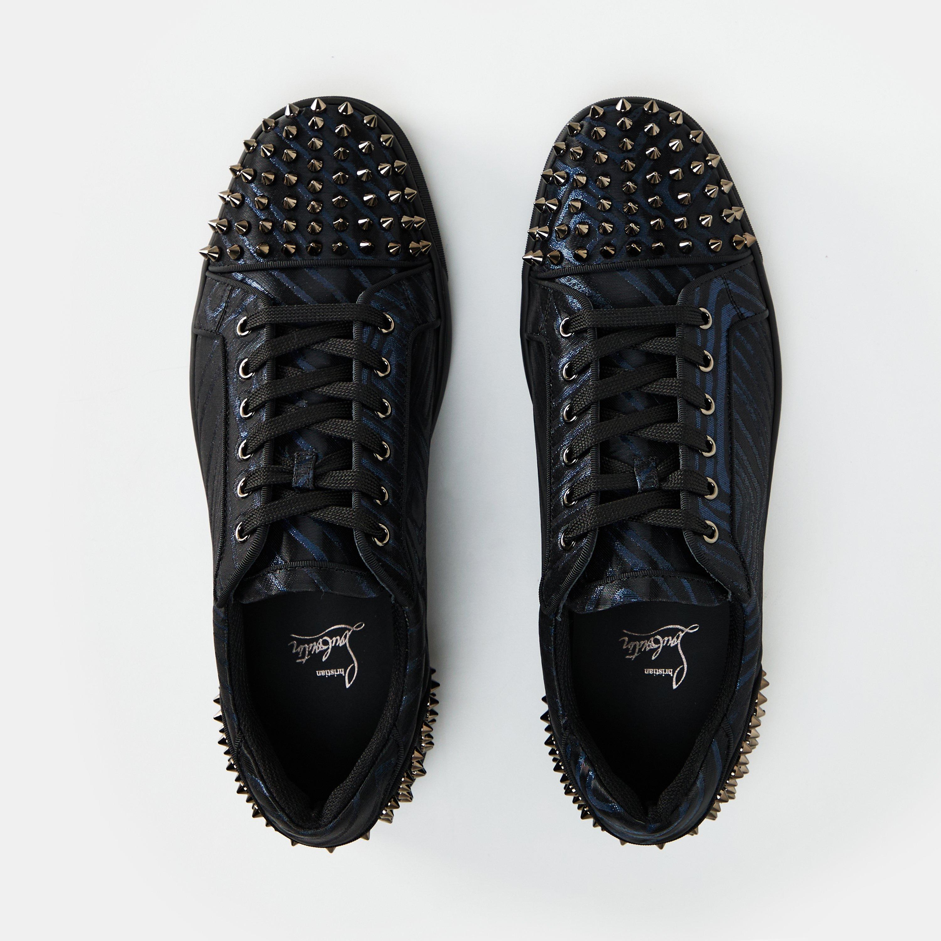 Black Navy - Christian Louboutin - Men's Low Trainers - 5