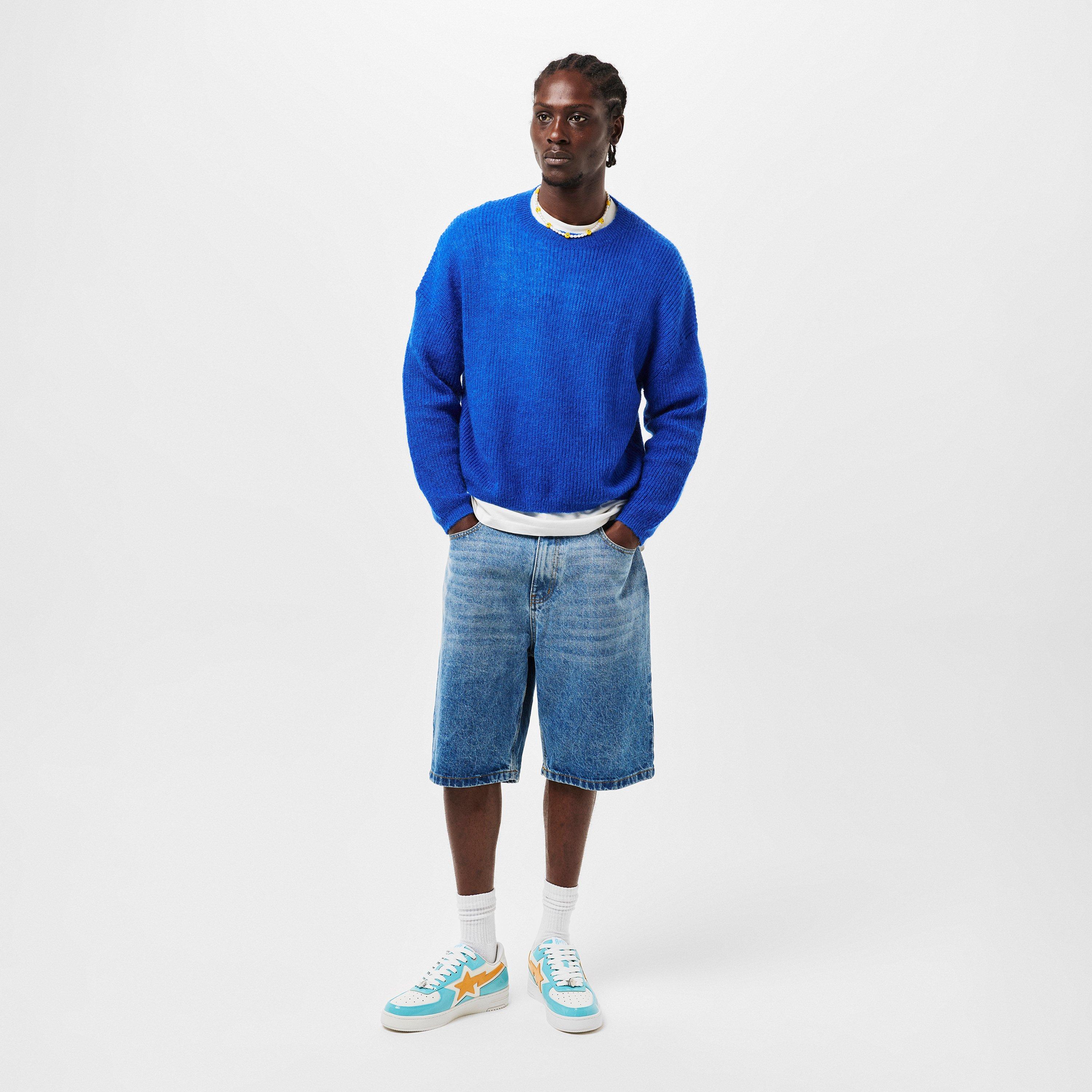 Blue White - A Bathing Ape - Men's Bape Sta Icon Low-Top Trainers - 6