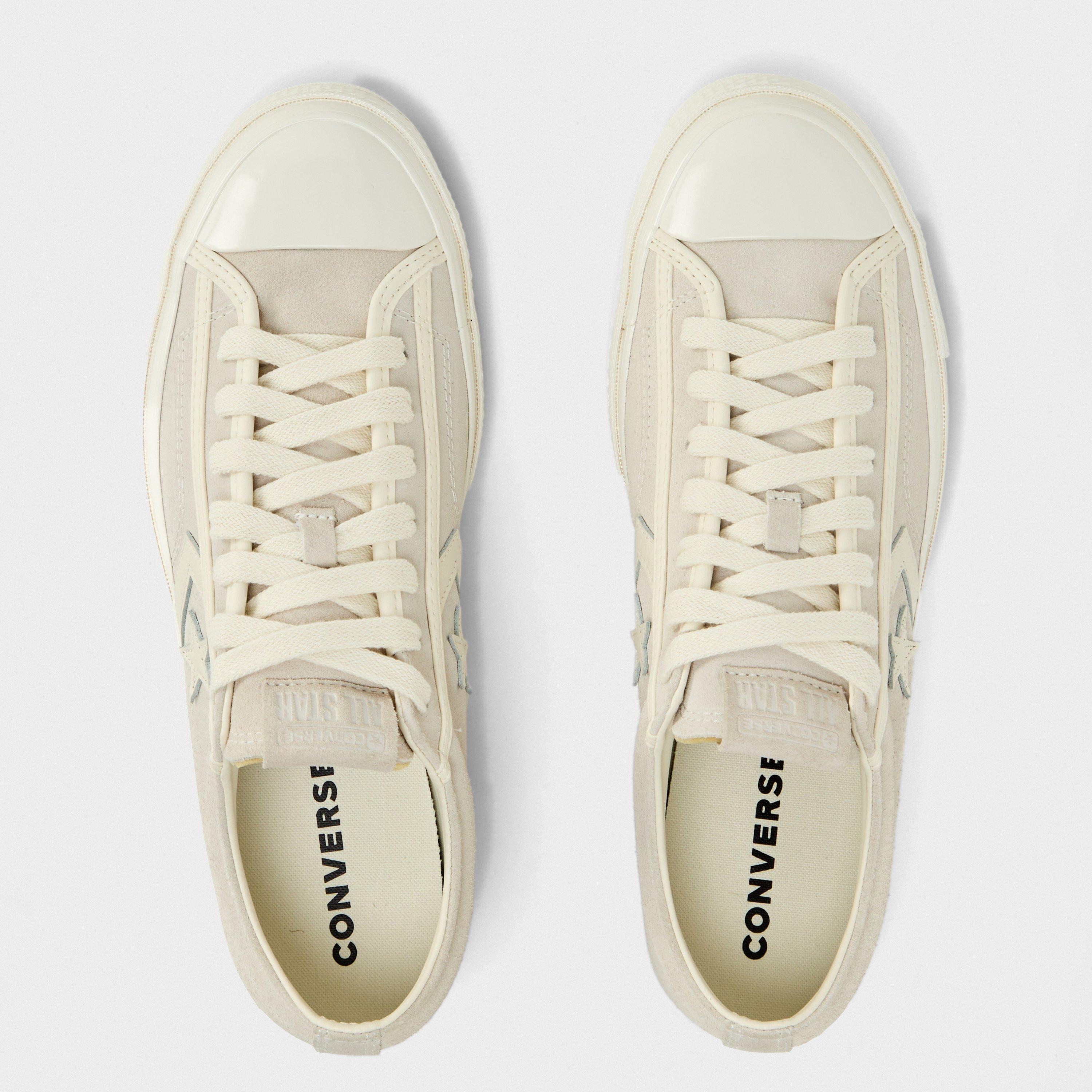 Egret/VintagWht - Converse - Men's Suede Low-Top Trainers - 4