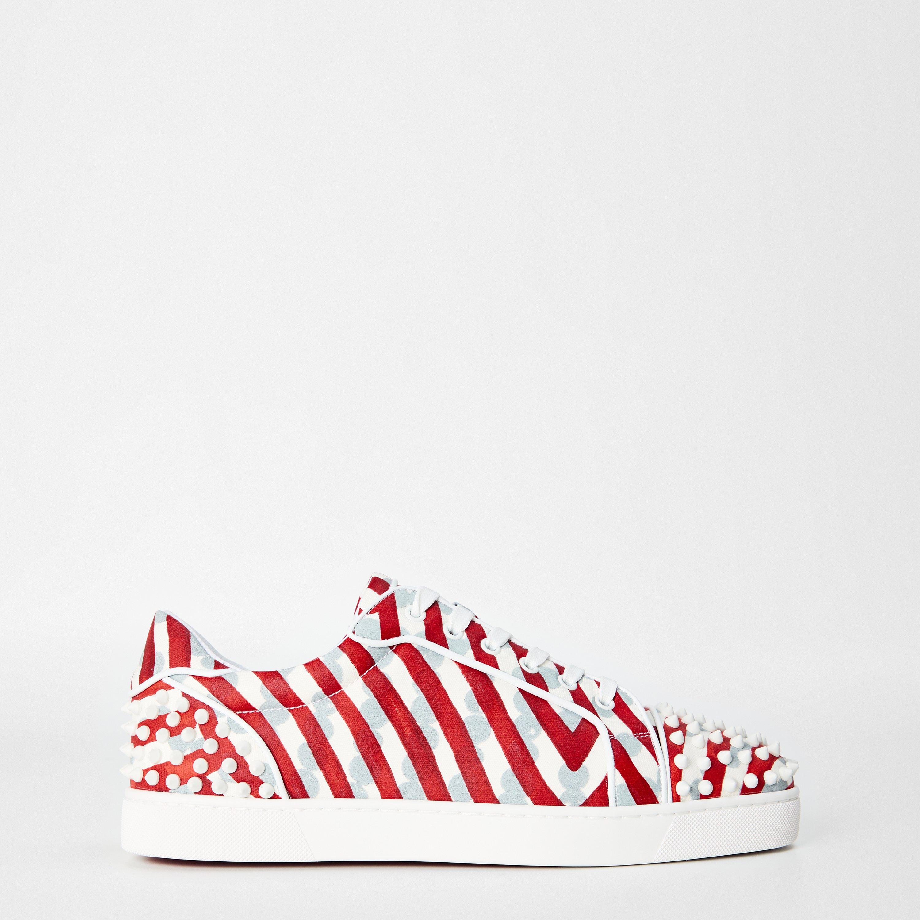 Mult Loubi Whte - Christian Louboutin - Men's Low-Top Trainers - 1