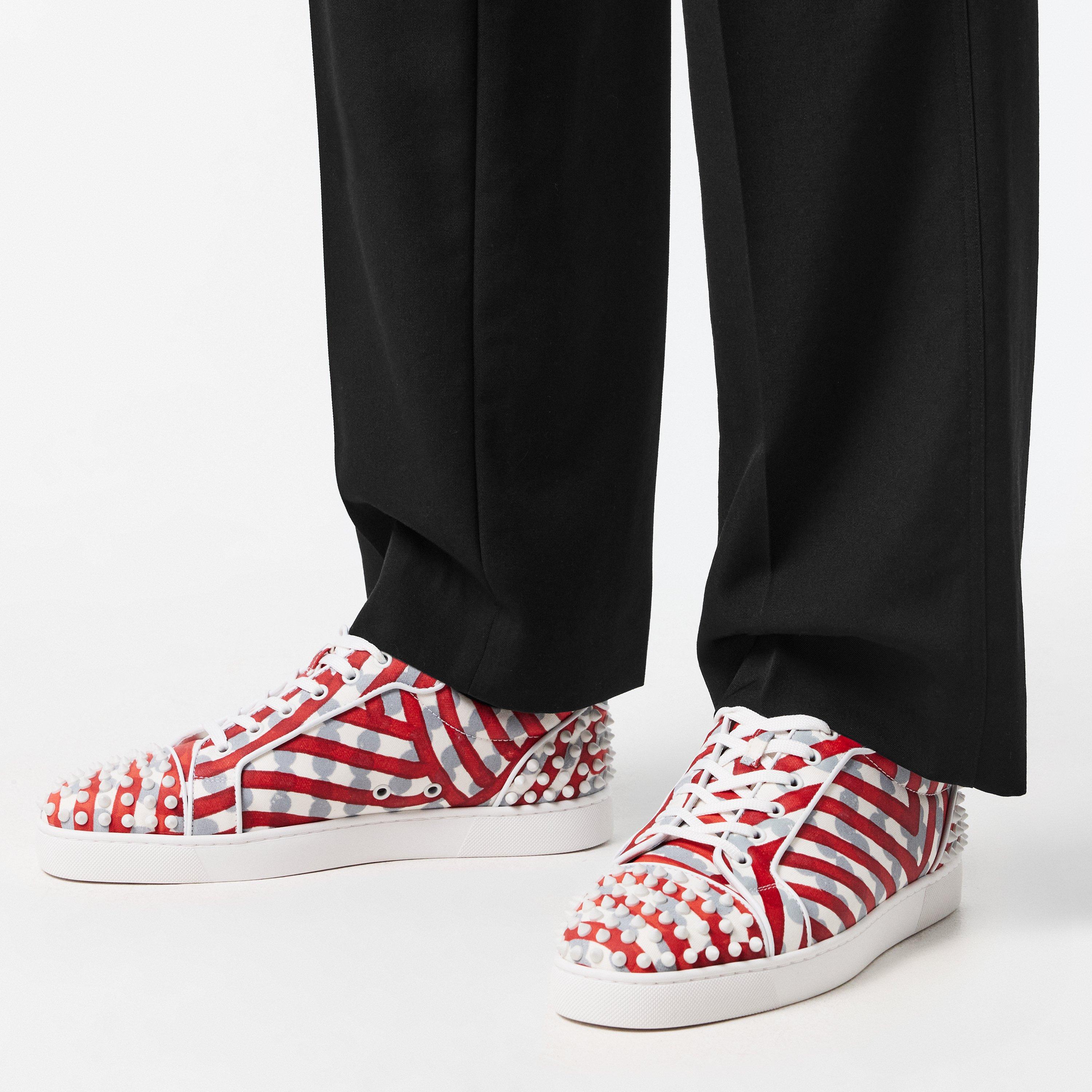 Mult Loubi Whte - Christian Louboutin - Men's Low-Top Trainers - 3