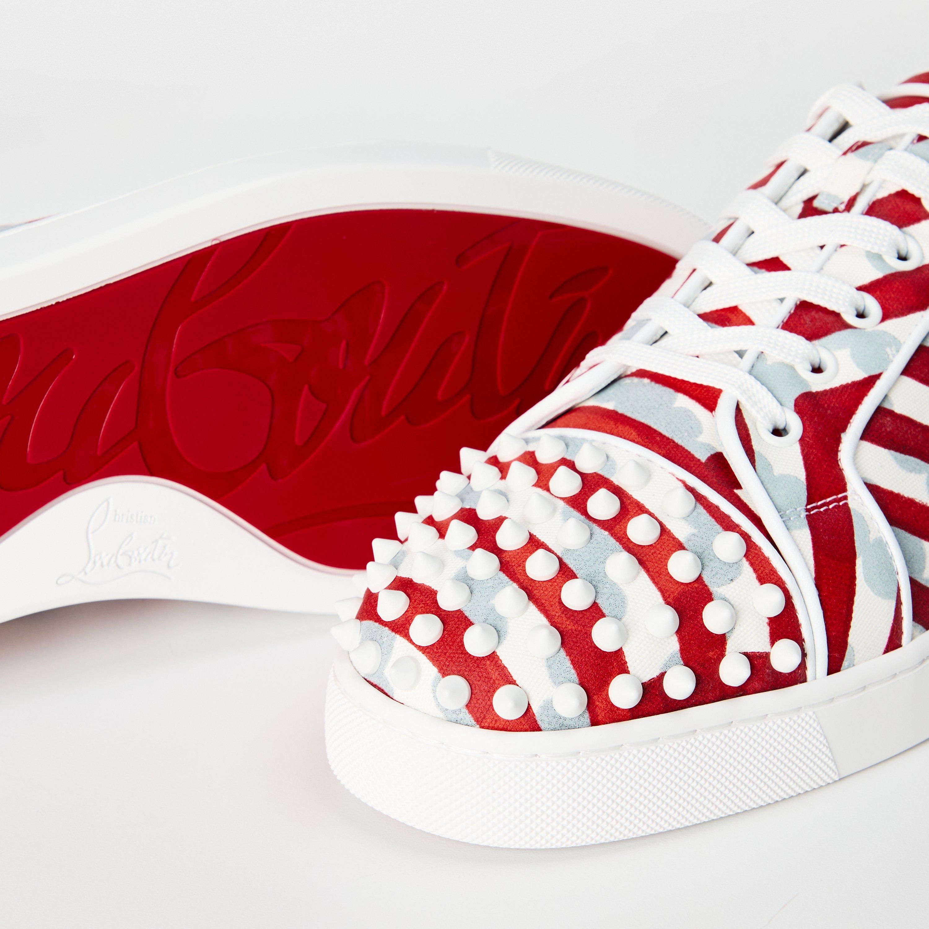 Mult Loubi Whte - Christian Louboutin - Men's Low-Top Trainers - 4