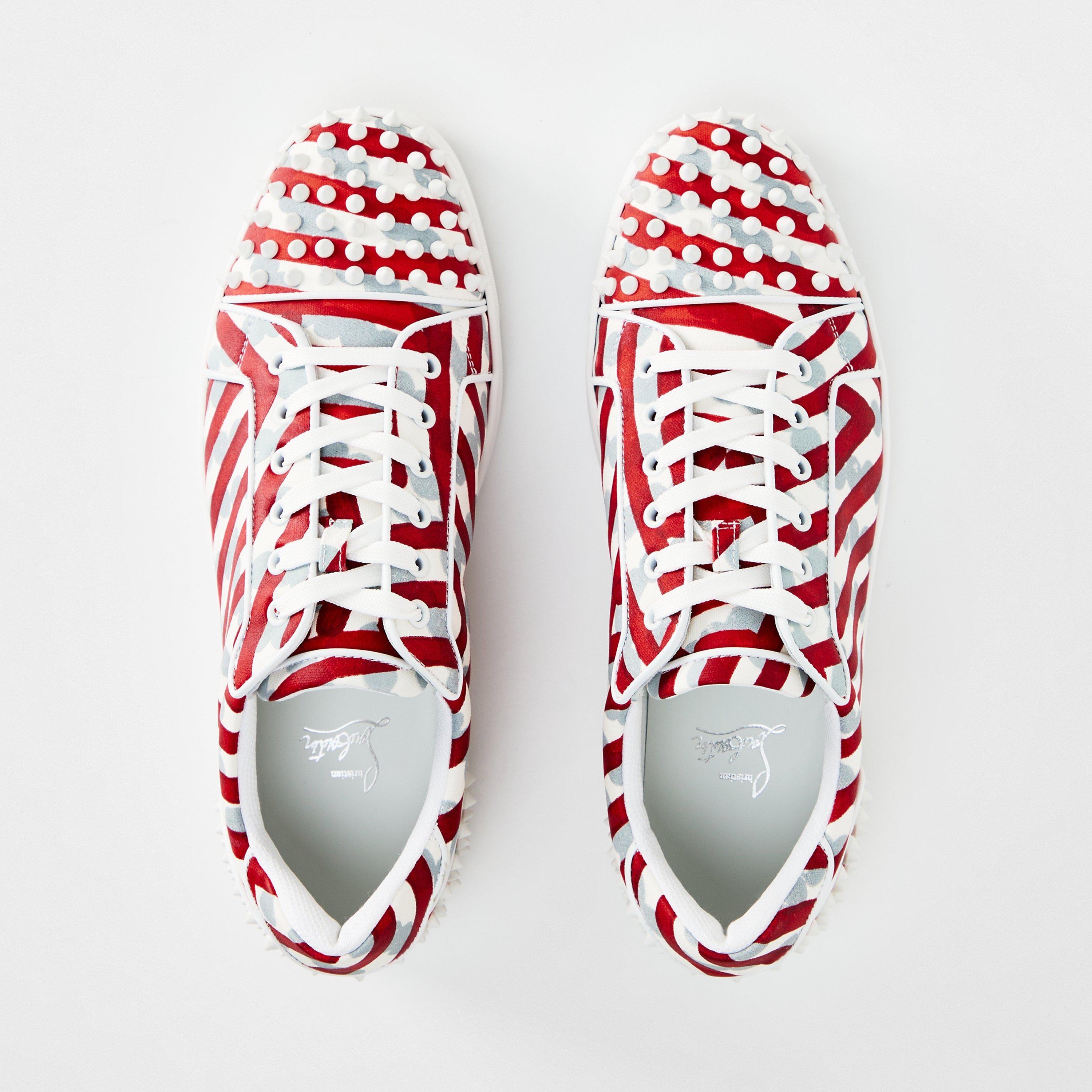 Mult Loubi Whte - Christian Louboutin - Men's Low-Top Trainers - 5