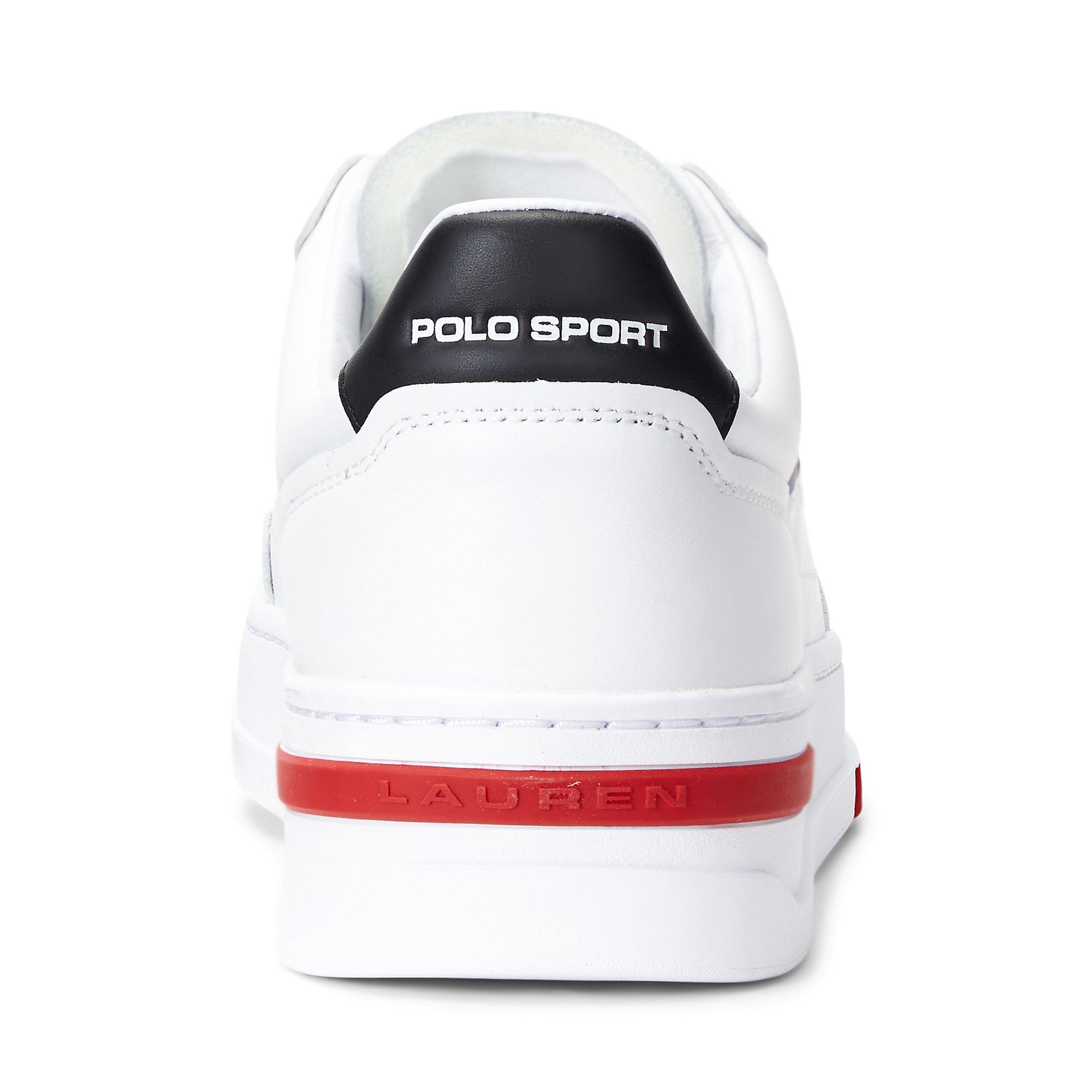 White - Polo Sport by Ralph Lauren - PS300 Trainers Mens - 4