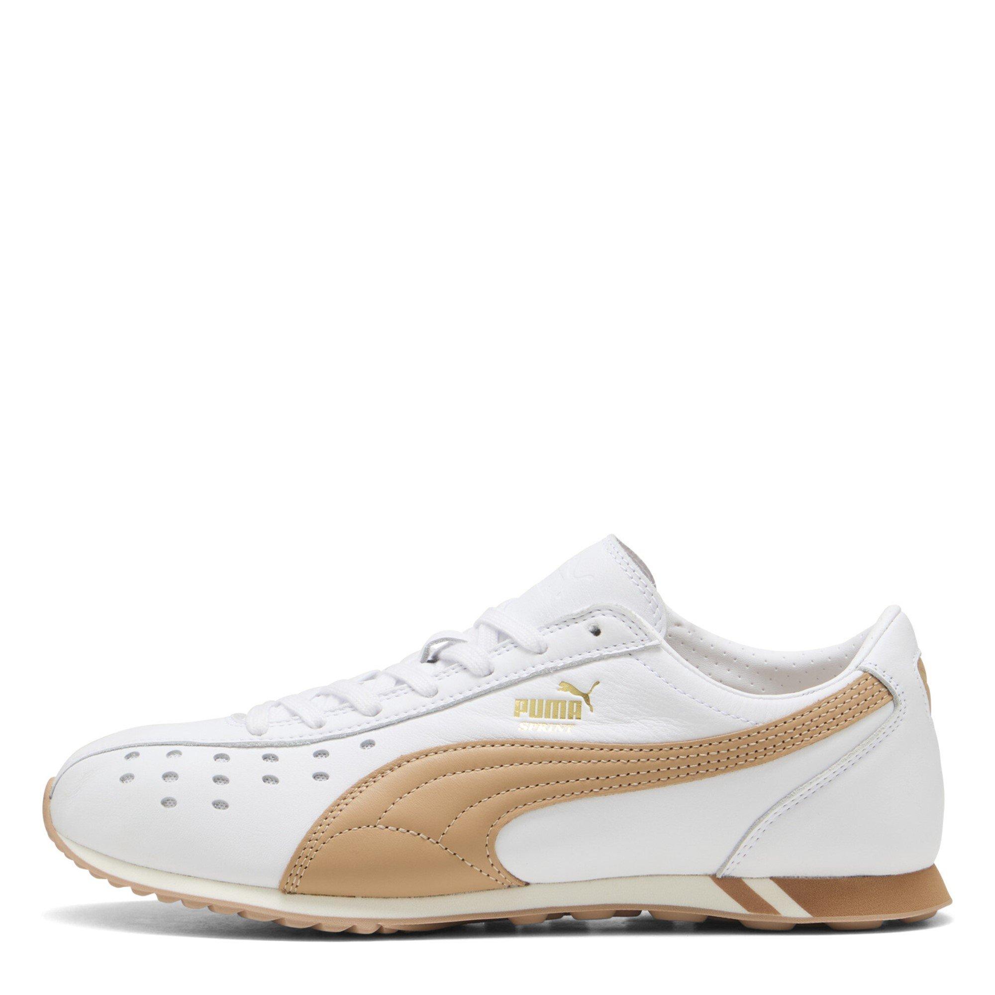 White/Tan - Puma - Men's Sprint Low-Top Trainers - 2