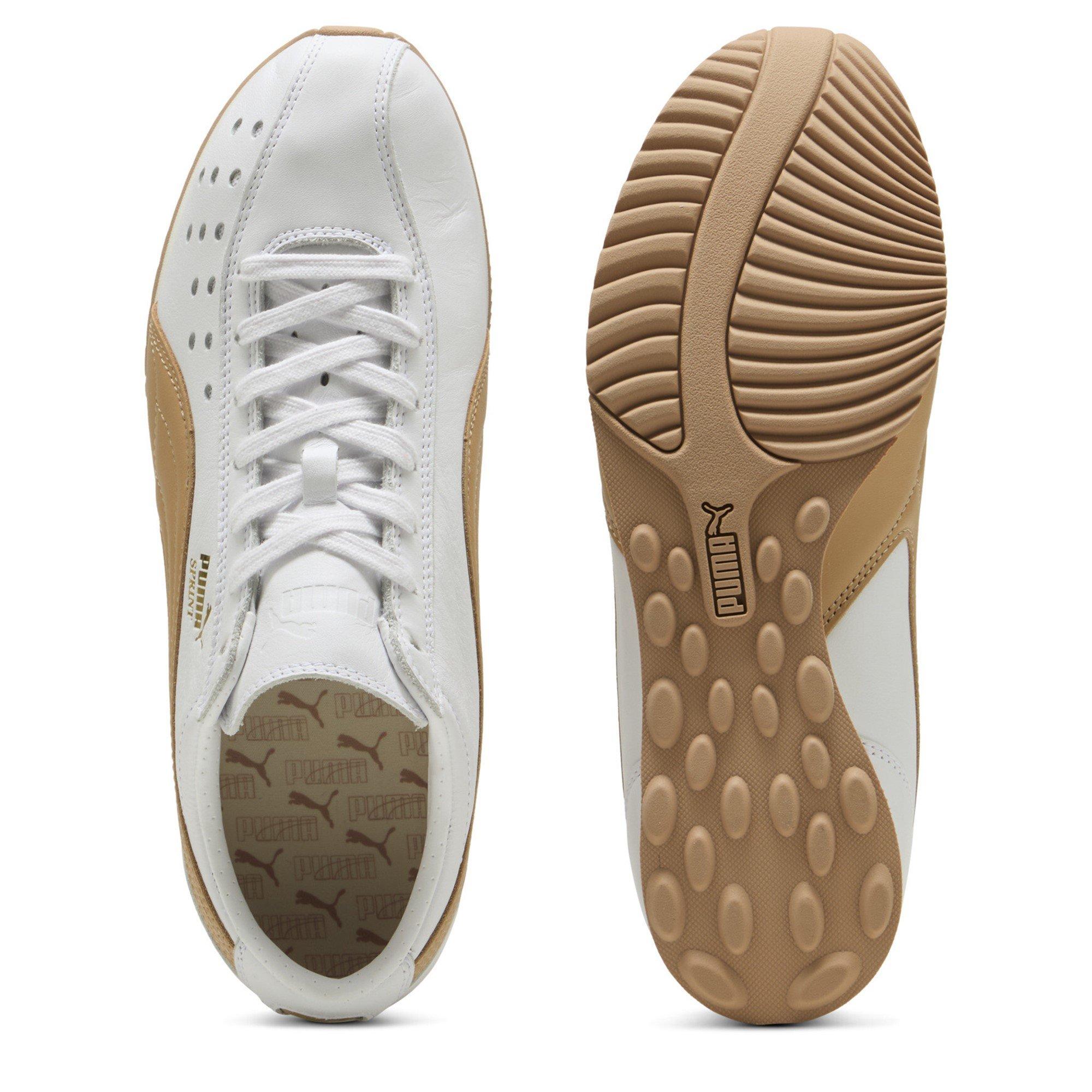 White/Tan - Puma - Men's Sprint Low-Top Trainers - 3