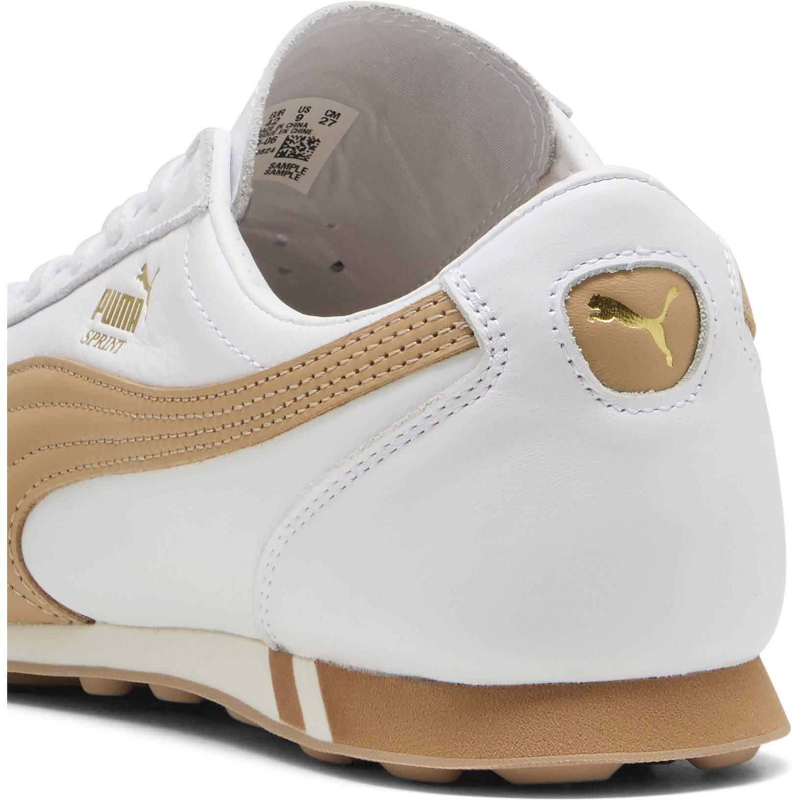 White/Tan - Puma - Men's Sprint Low-Top Trainers - 5