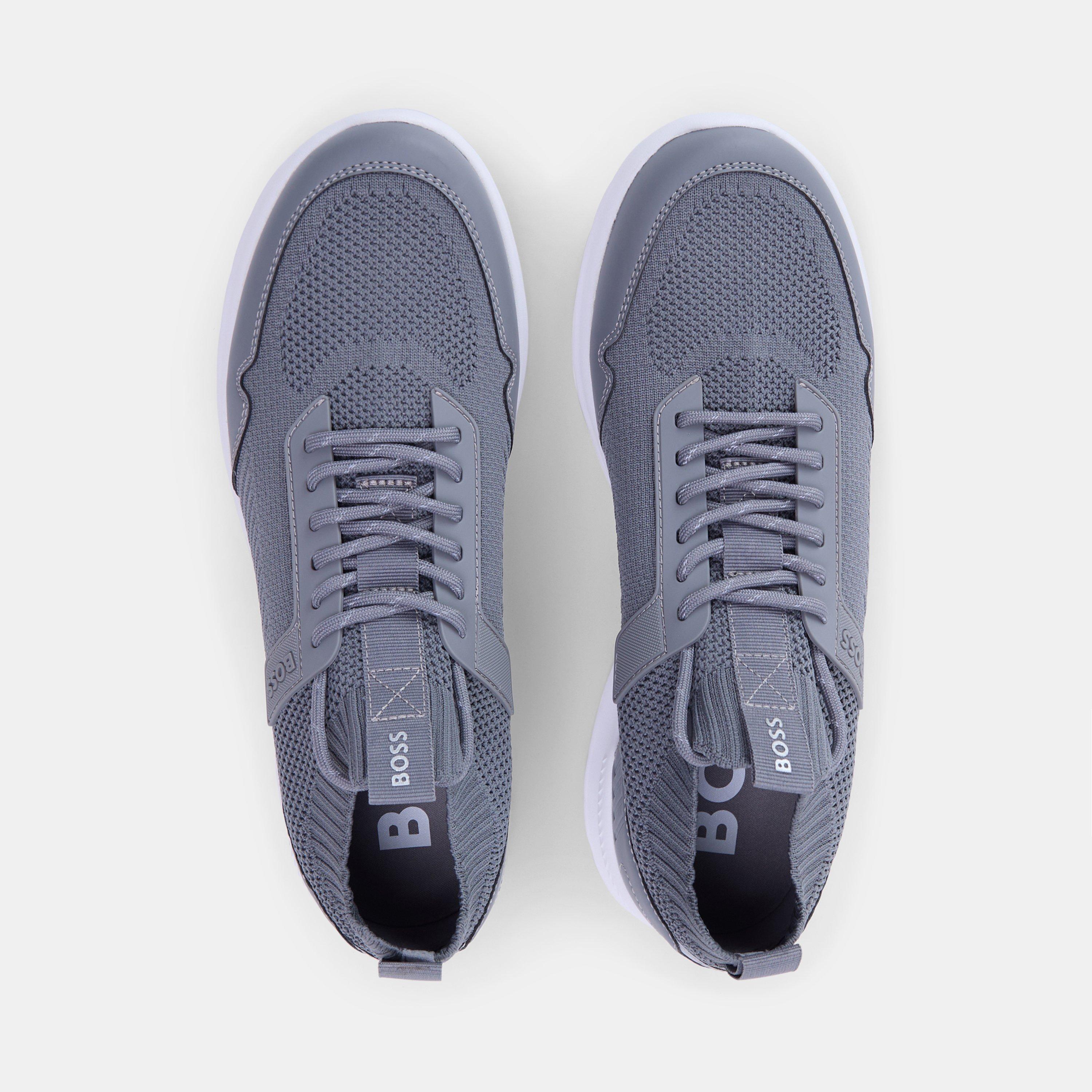 Svijetlo/Sivo - Boss - Men's Everyday Comfortable Sneakers - 4